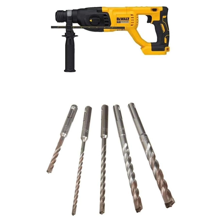 Martillo Rotativo DEWALT DCH133B 20V con Brocas Carburo SDS