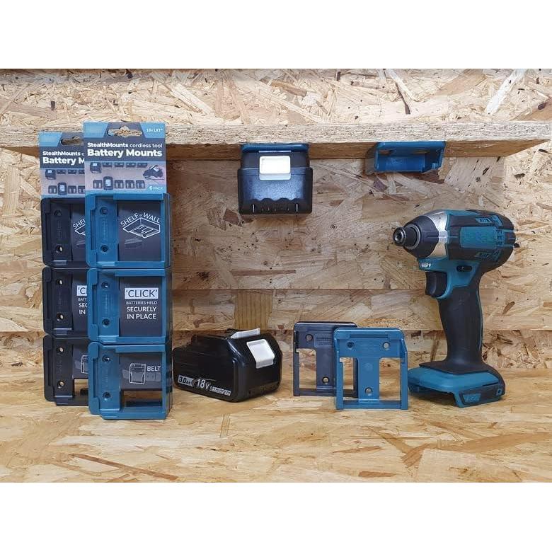 Soporte de Batería StealthMounts para Makita 18V - 4 Paquete