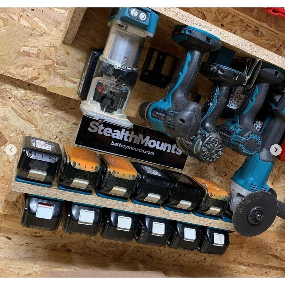 Soporte de Batería StealthMounts para Makita 18V - 4 Paquete