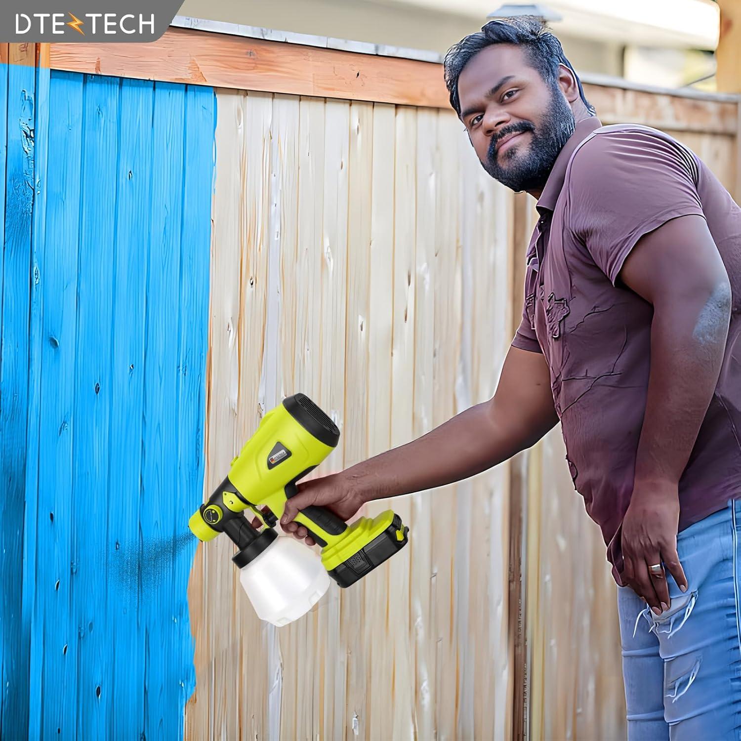 Pulverizador de pintura Ryobi ONE+ 18V 200W HVLP inalámbrico