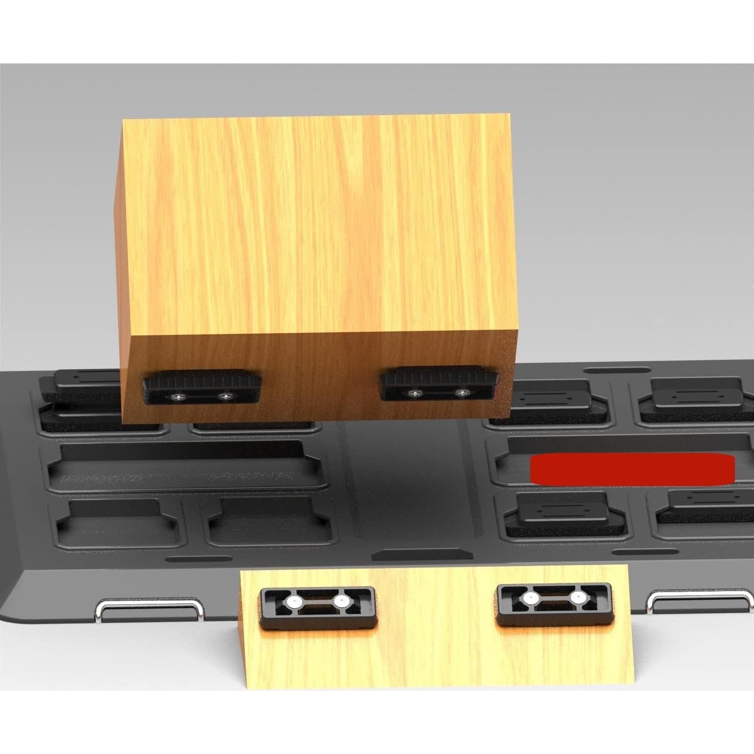 Pies de Montaje para Milwaukee Packout - Paquete de 10 Piezas