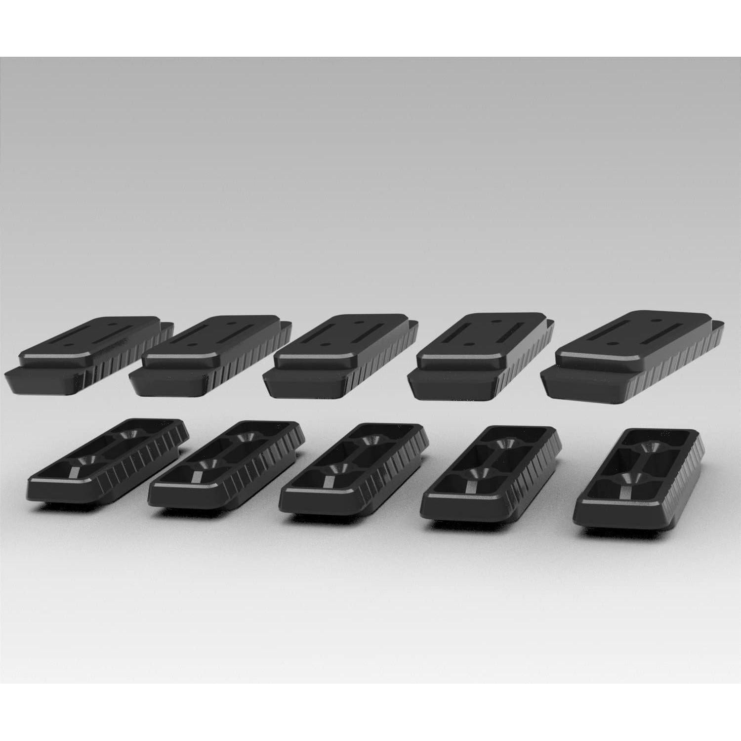 Pies de Montaje para Milwaukee Packout - Paquete de 10 Piezas