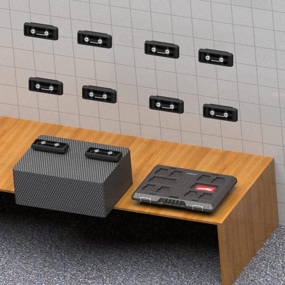 Pies de Montaje para Milwaukee Packout - Paquete de 10 Piezas