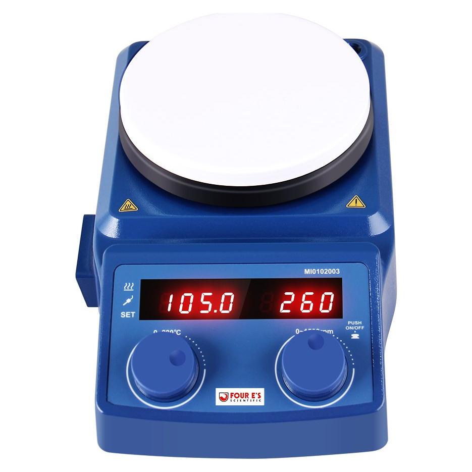 Placa Calentadora Magnética FOUR E'S 5" 280°C 5L Agitador