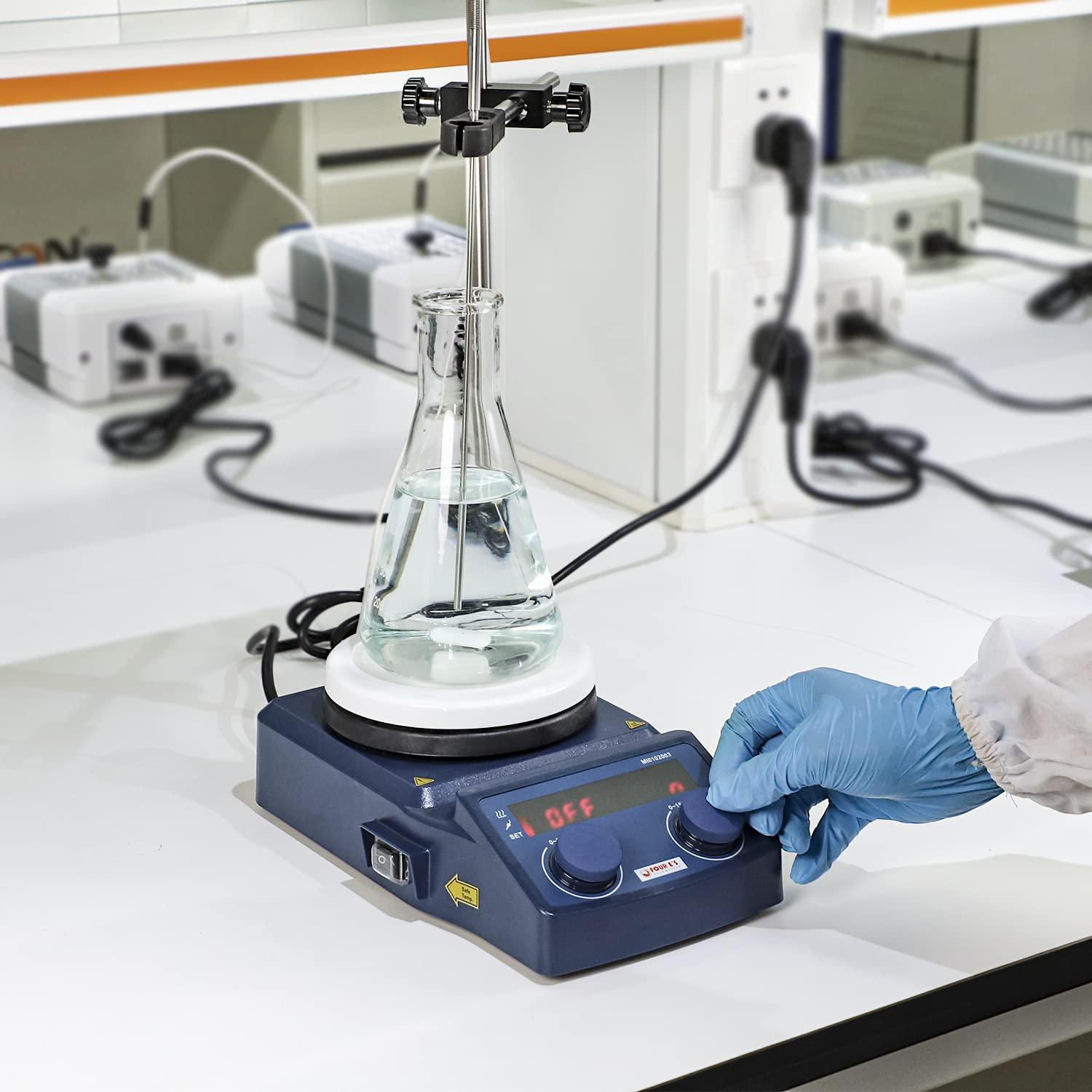 Placa Calentadora Magnética FOUR E'S 5" 280°C 5L Agitador