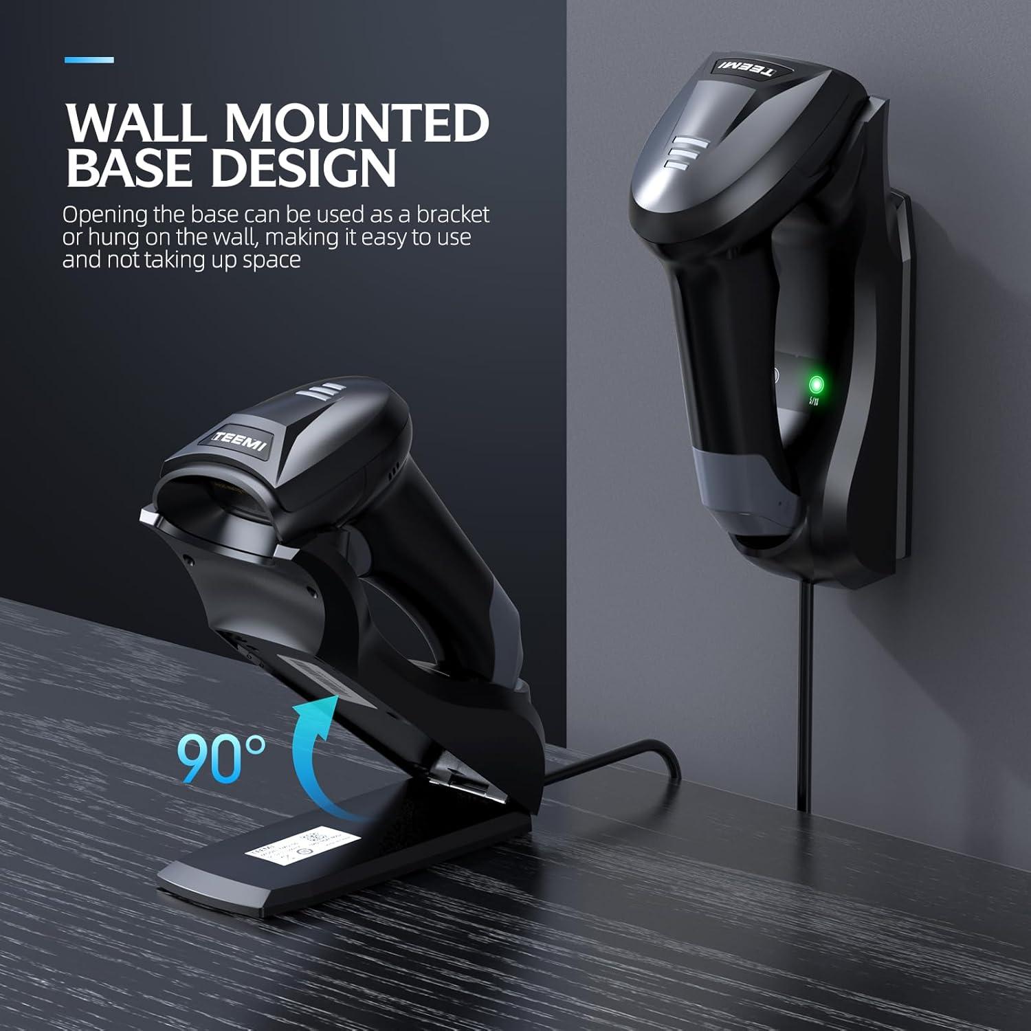 Escáner de Código de Barras Bluetooth TEEMI TMSL-56CR 1D 2D