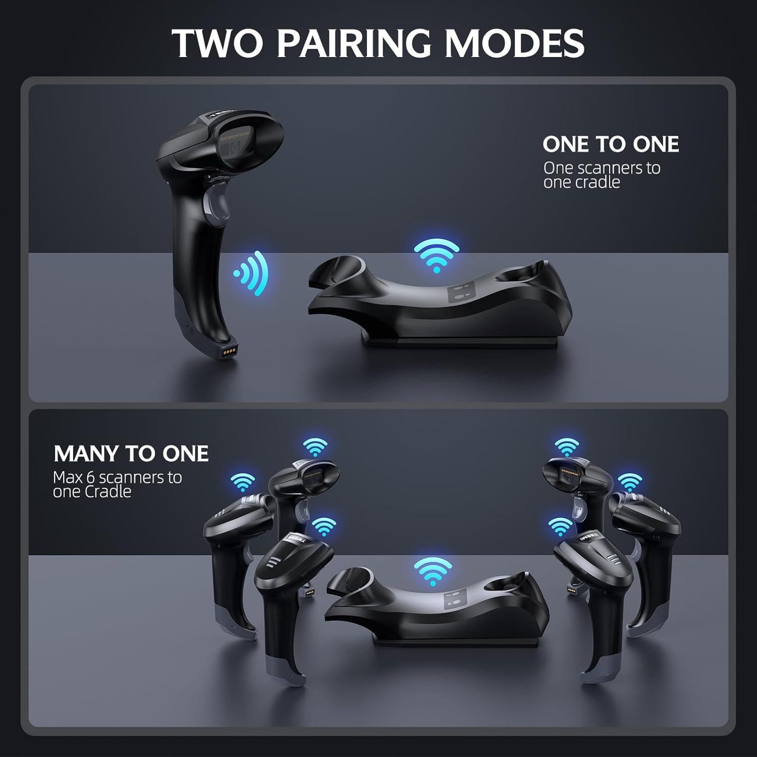 Escáner de Código de Barras Bluetooth TEEMI TMSL-56CR 1D 2D