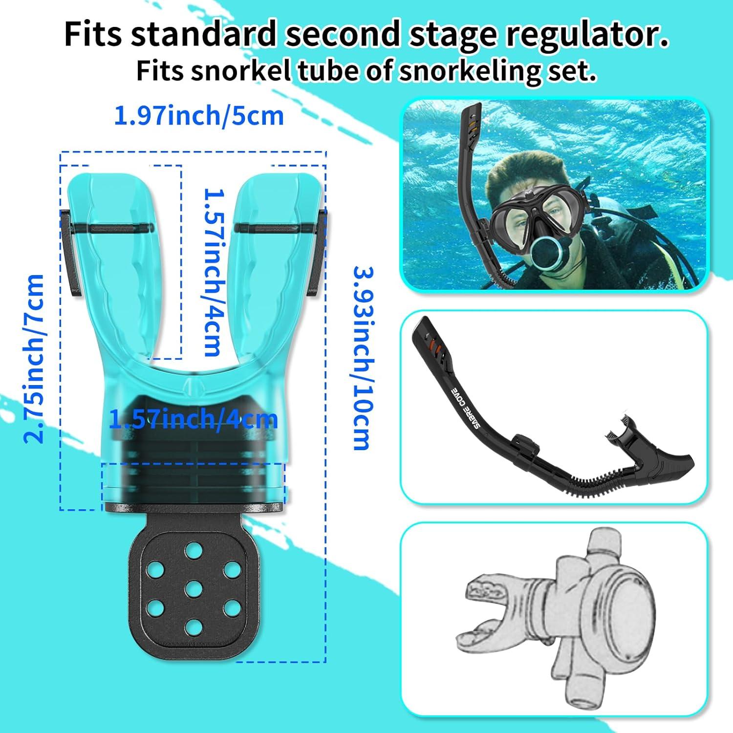 Boquilla Moldable SABRE COVE para Buceo y Snorkel TPE