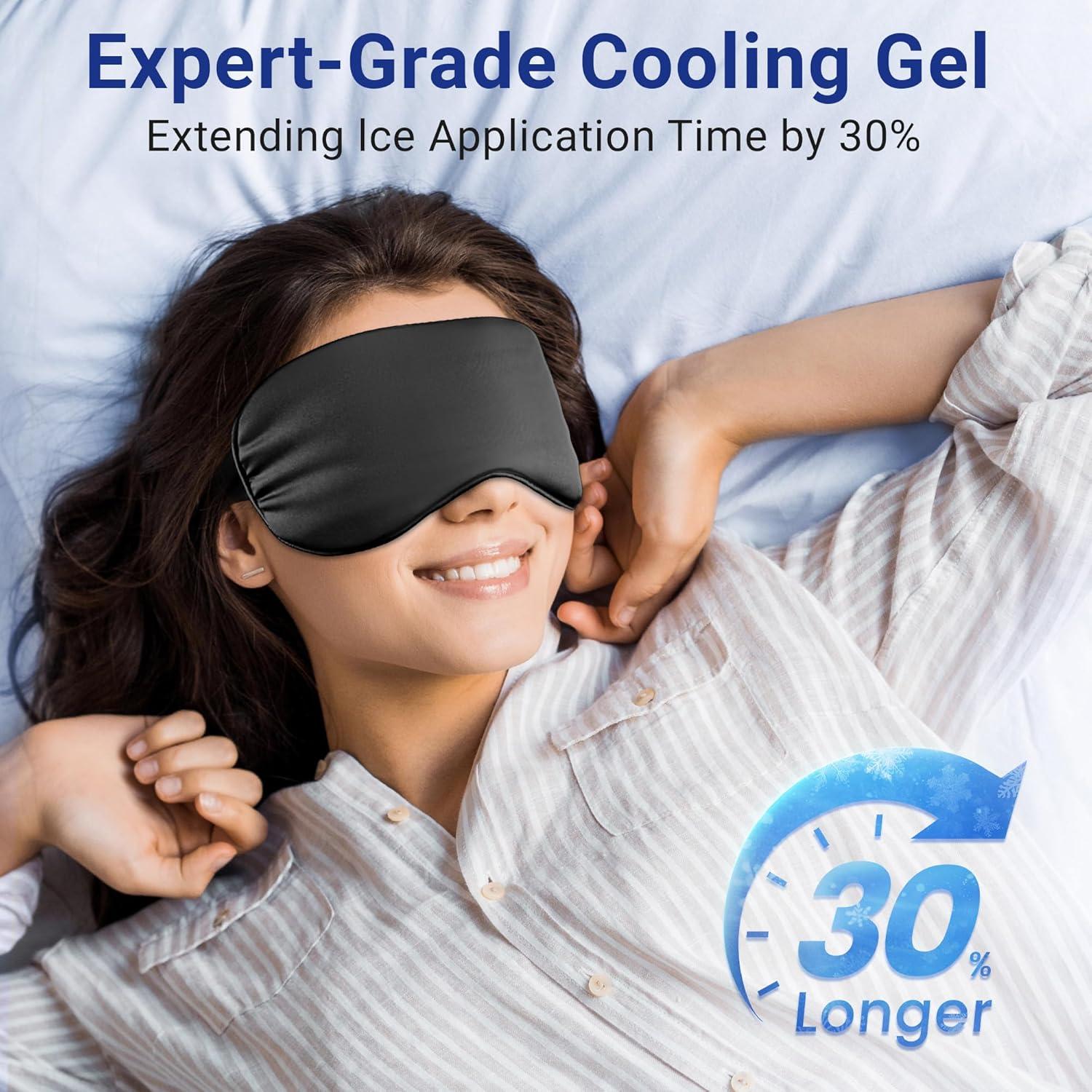 Mascarilla Fría para Ojos FACEMOON - Alivio de Ojeras y Migrañas