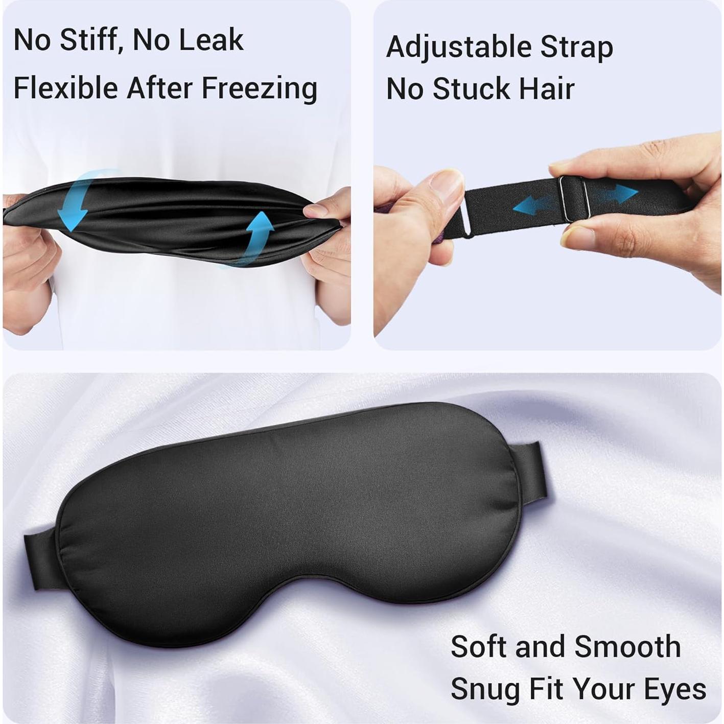 Mascarilla Fría para Ojos FACEMOON - Alivio de Ojeras y Migrañas