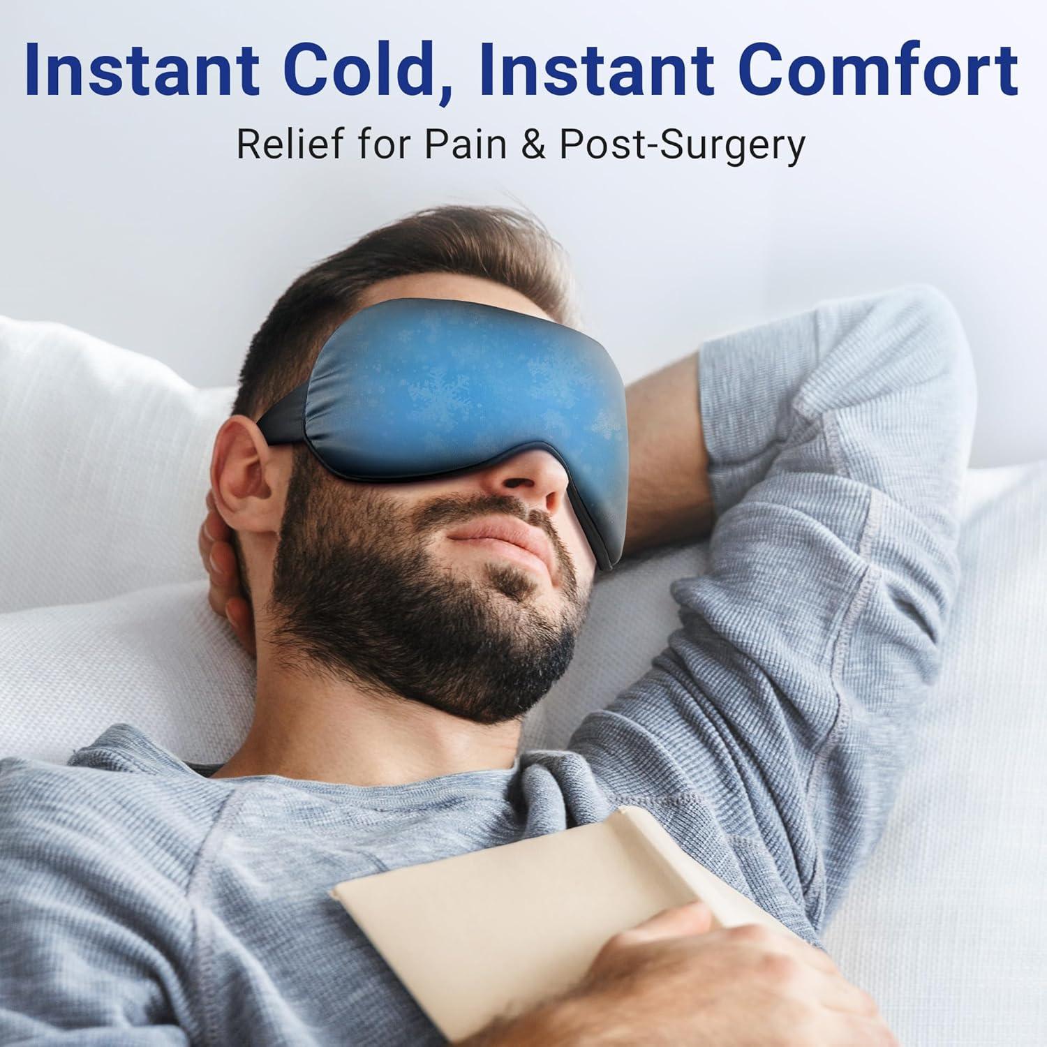 Mascarilla Fría para Ojos FACEMOON - Alivio de Ojeras y Migrañas