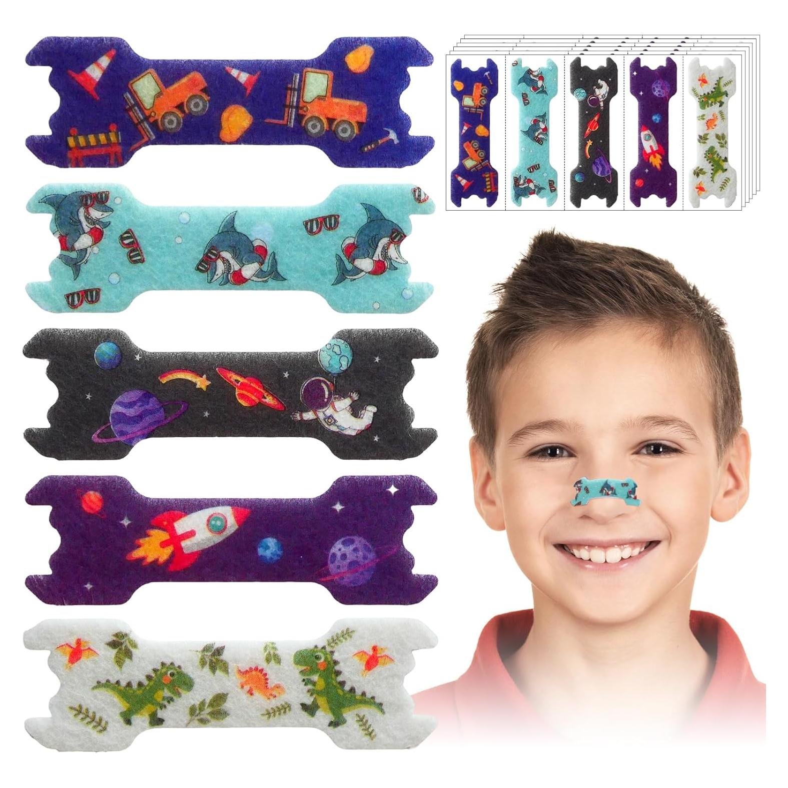 30 Tiras Nasales Pequeñas para Niños ElasignShopo 44x14mm