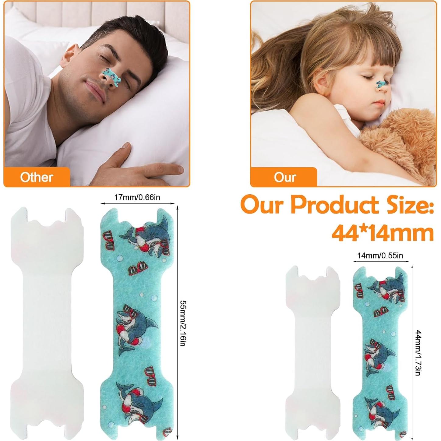 30 Tiras Nasales Pequeñas para Niños ElasignShopo 44x14mm