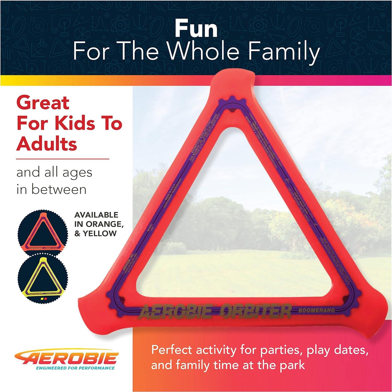Boomerang Aerobie Orbiter Naranja 29,21 cm Alto Rendimiento