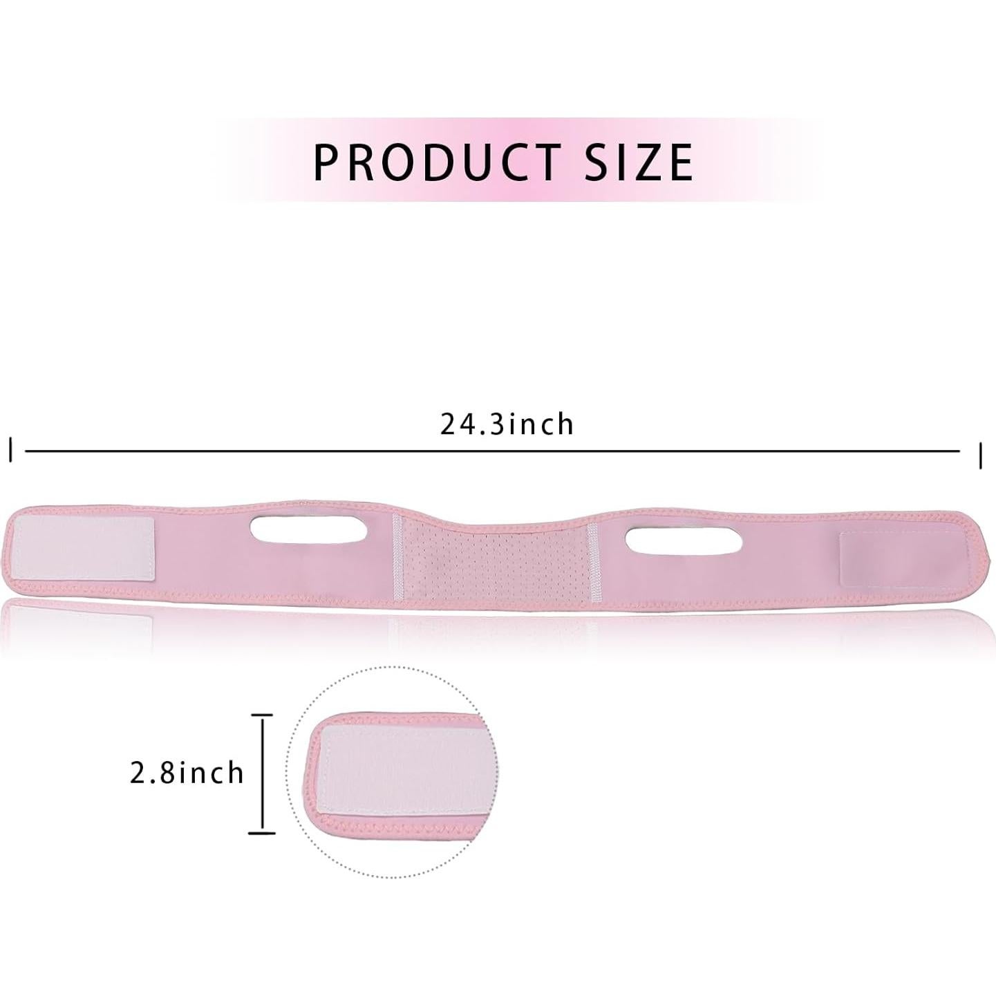 Paquete de 2 Máscaras Elevadoras para Barbilla Buyongwant Rosa