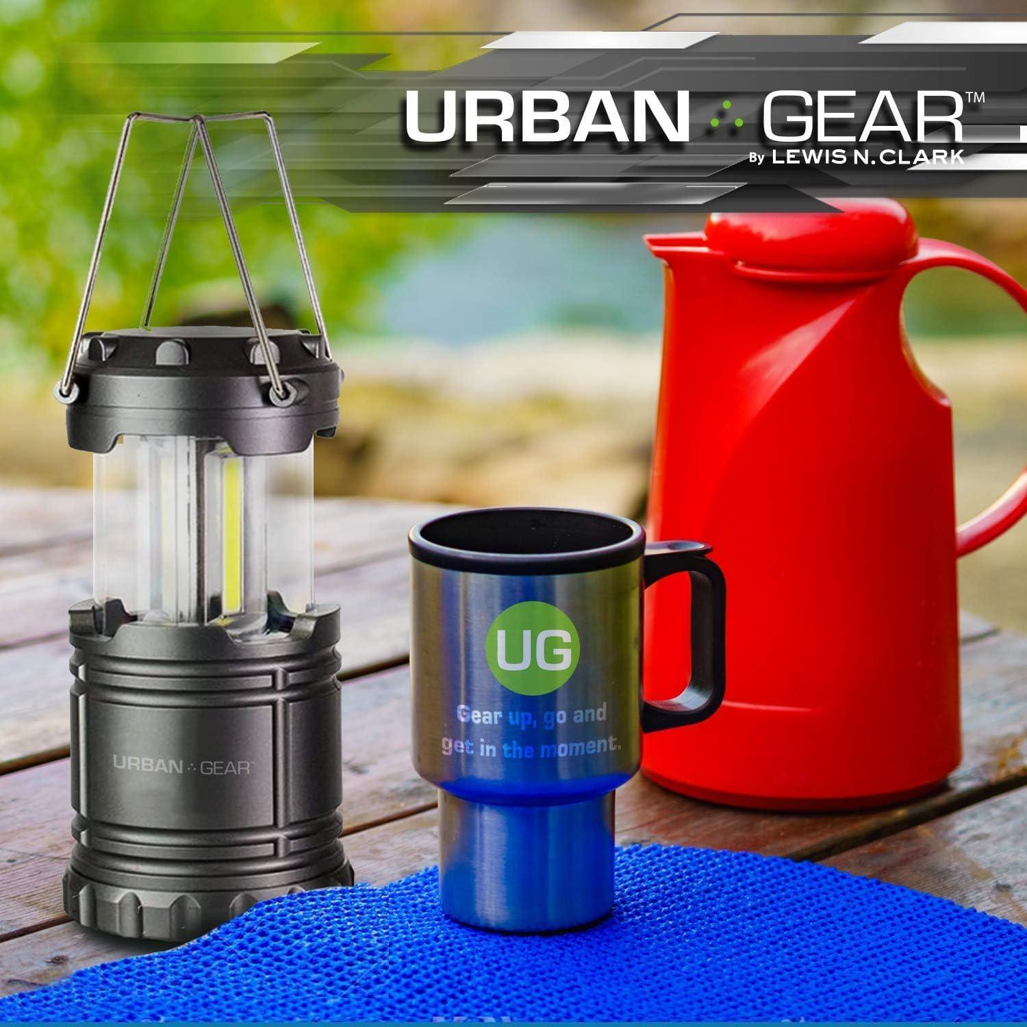 Linterna LED Plegable Lewis N. Clark 300 Lúmenes Gris