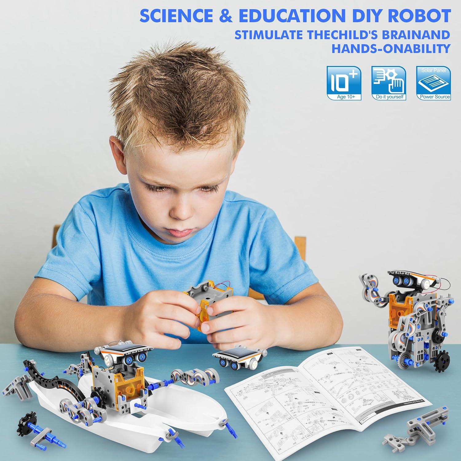 Kit Robot Solar 13-en-1 Bottleboom Juguete Educativo