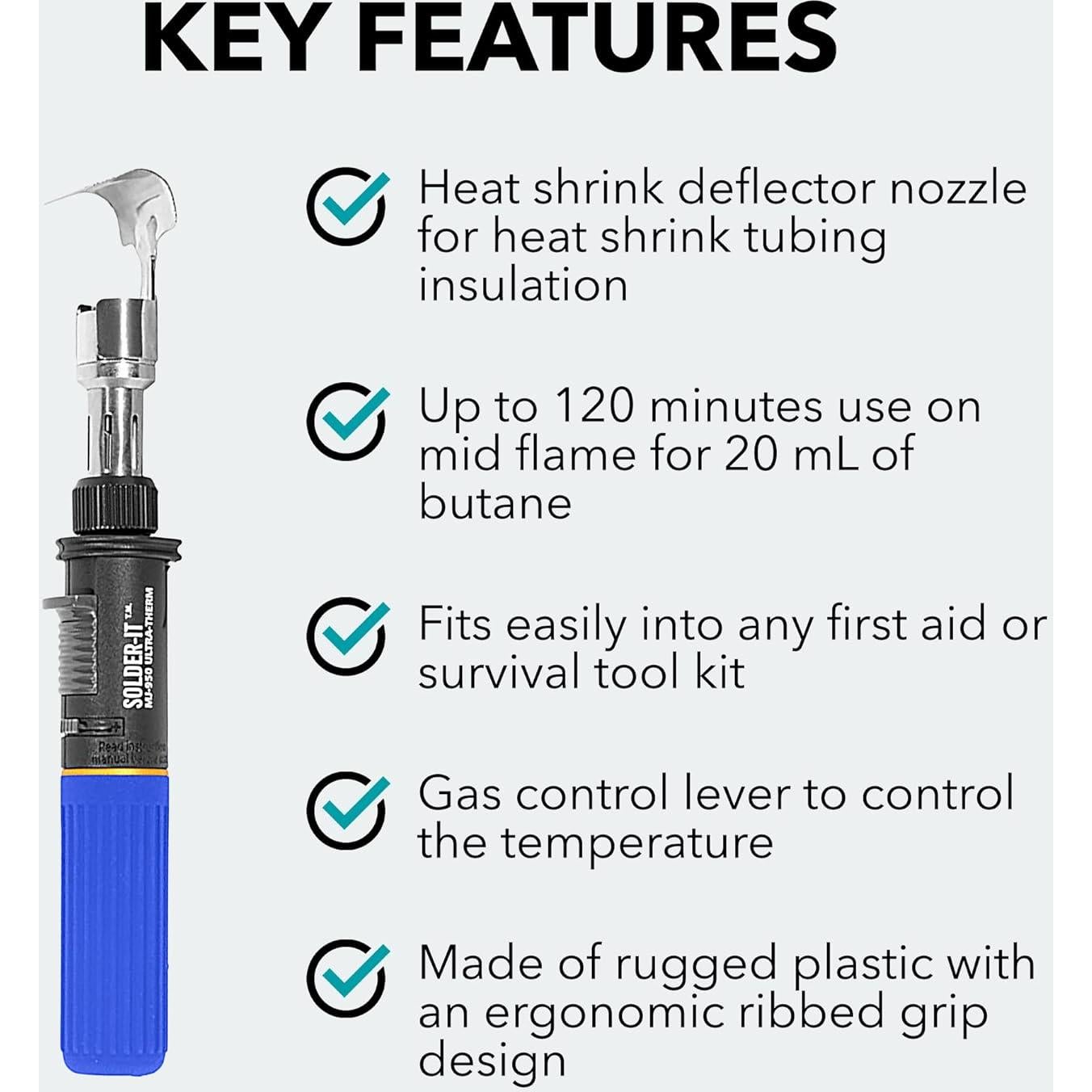 Pistola de Calor Sin Llama Solder-It MJ-950 Azul 20 mL