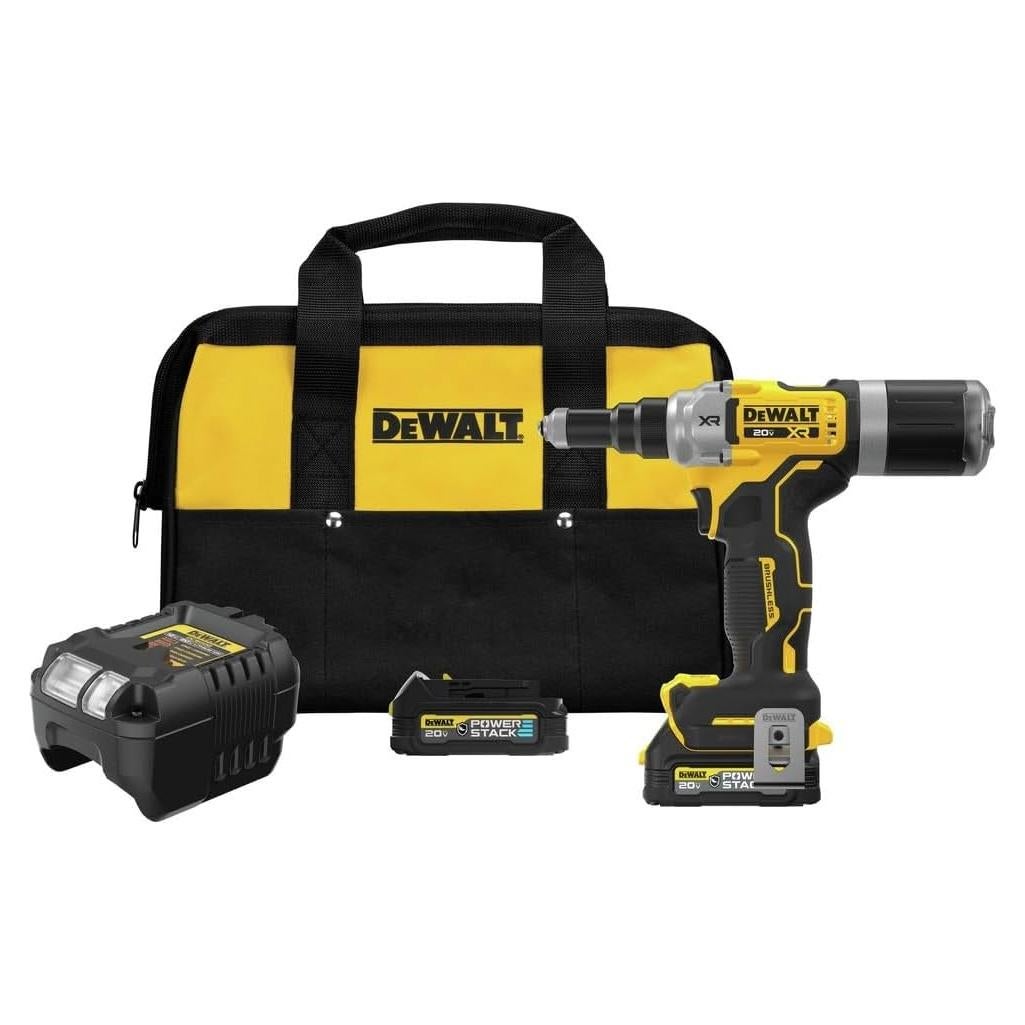 Herramienta de Remaches Inalámbrica DEWALT 20V MAX XR 1/4"