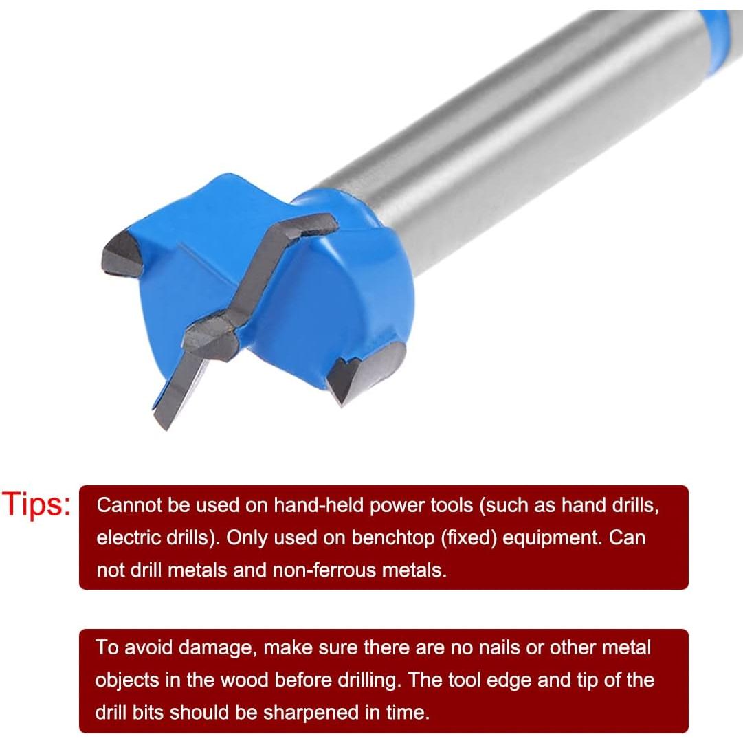 Brocas Forstner uxcell 15mm Carburo Tungsteno 2pcs