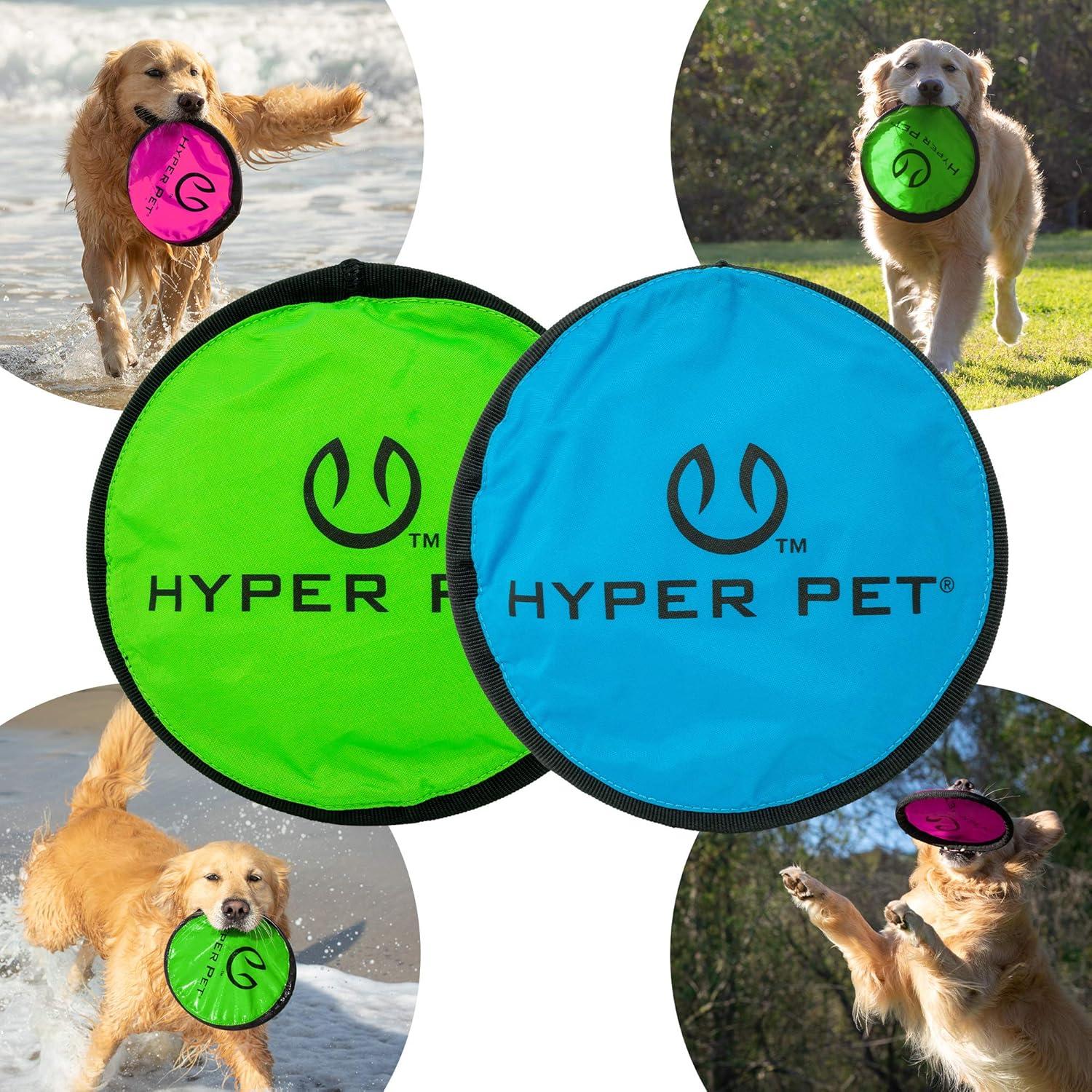 Disco Volador para Perros Hyper Pet 22,86 cm Paquete de 2
