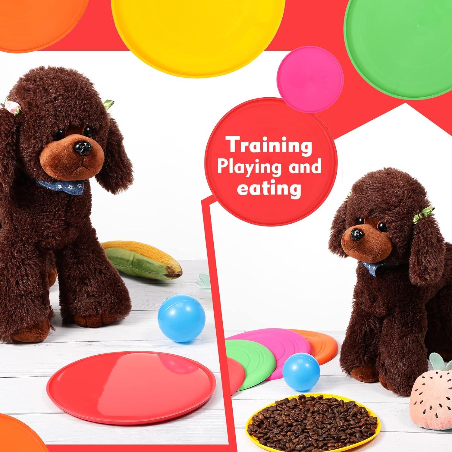 Disco Volador Chivao 15 Piezas Silicona Flotante para Perros