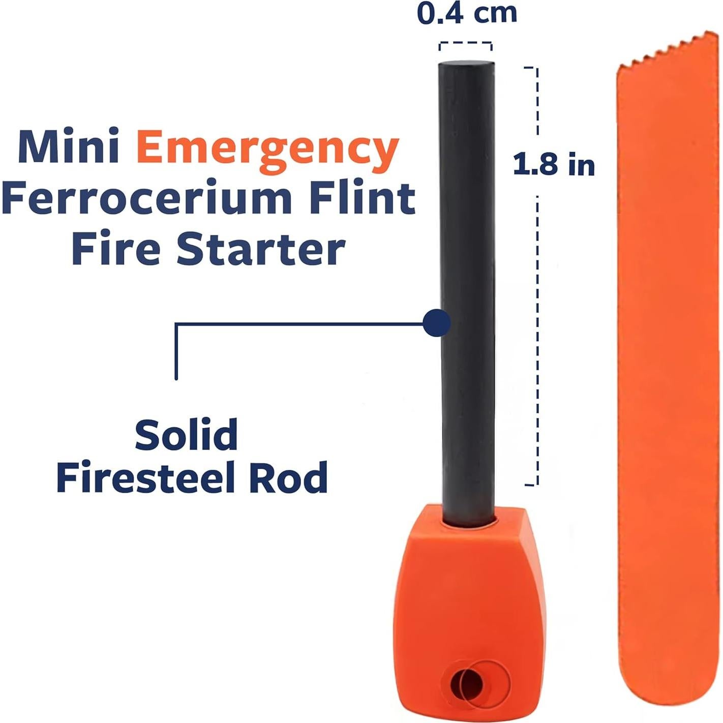 Encendedor de Fuego Prep-Right - 3 Piezas Ferrocerio Supervivencia