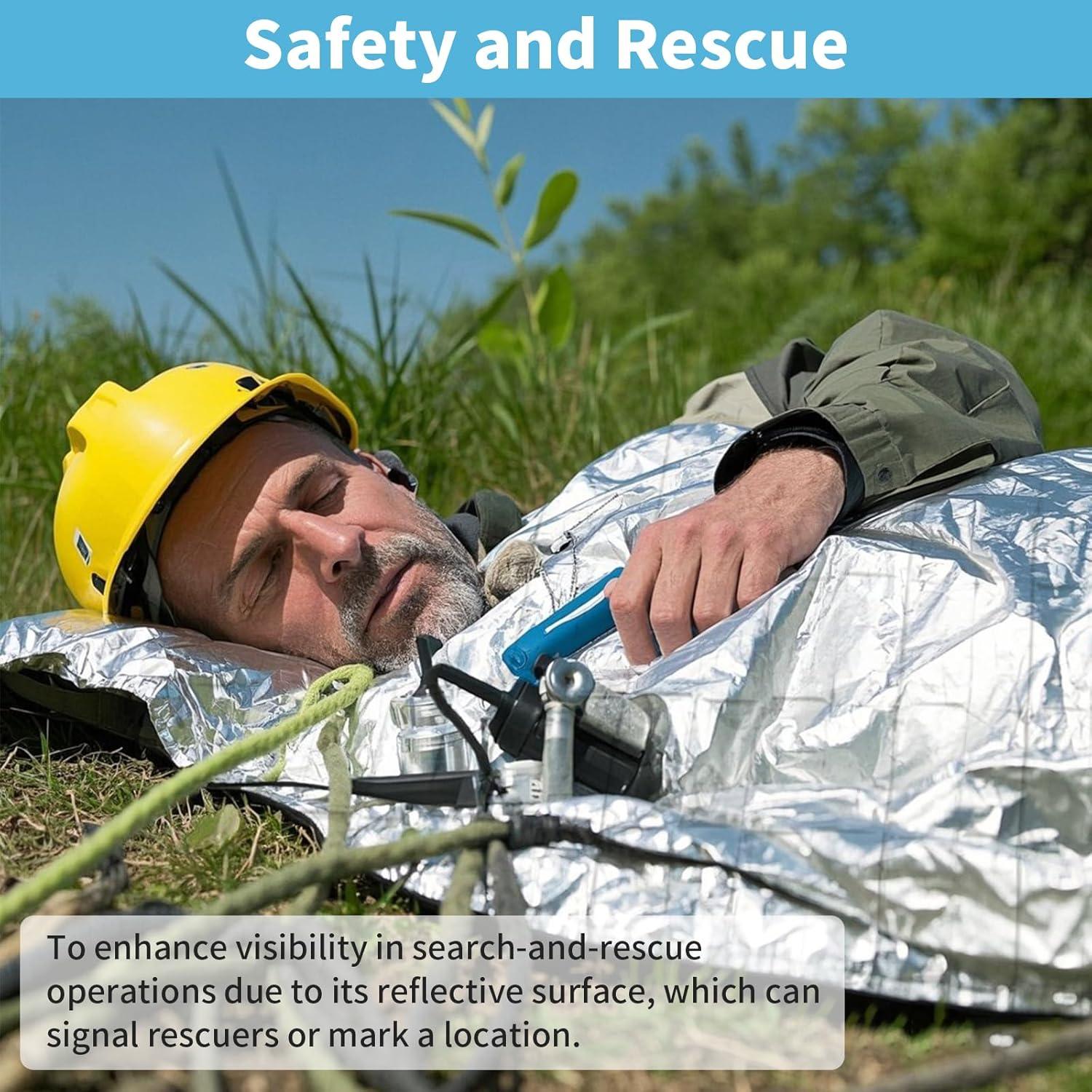 Manta Térmica de Emergencia Frontline 137x213 cm - 4 Unidades