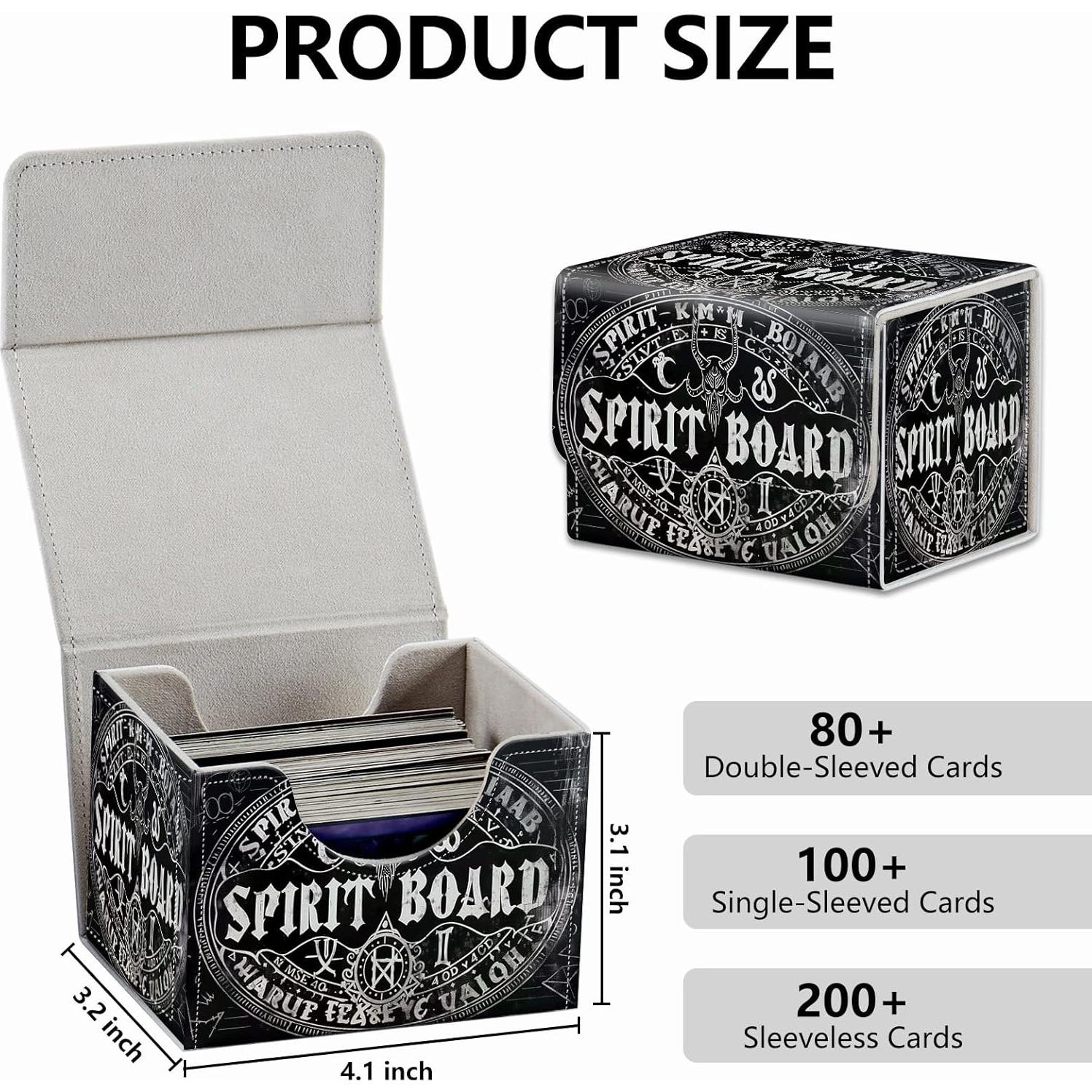 Caja de Cartas Magnética RMJKXQZG para MTG y TCG - 200+ Cartas