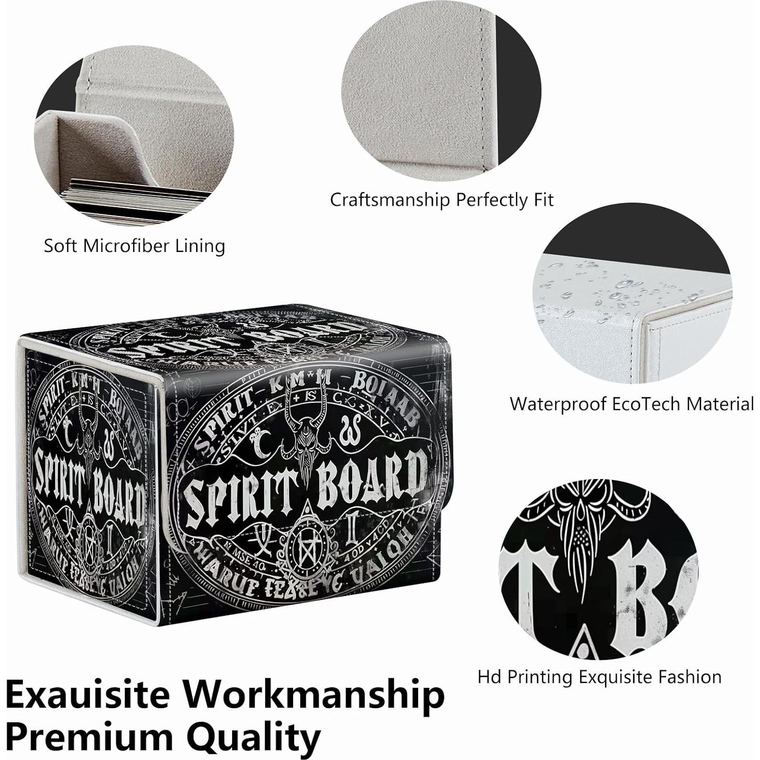 Caja de Cartas Magnética RMJKXQZG para MTG y TCG - 200+ Cartas