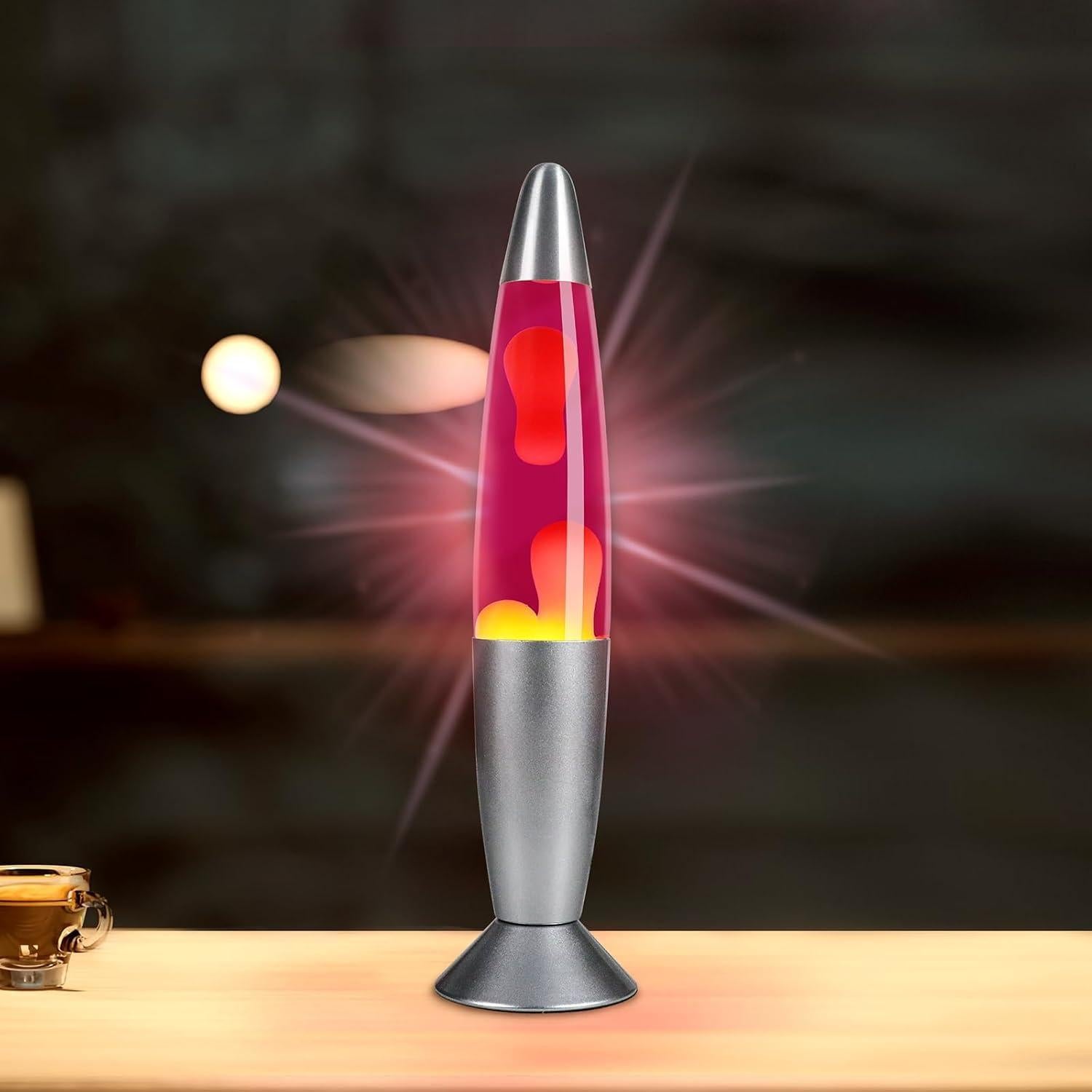 Lámpara de Movimiento Líquido AONESY 40,64 cm Púrpura