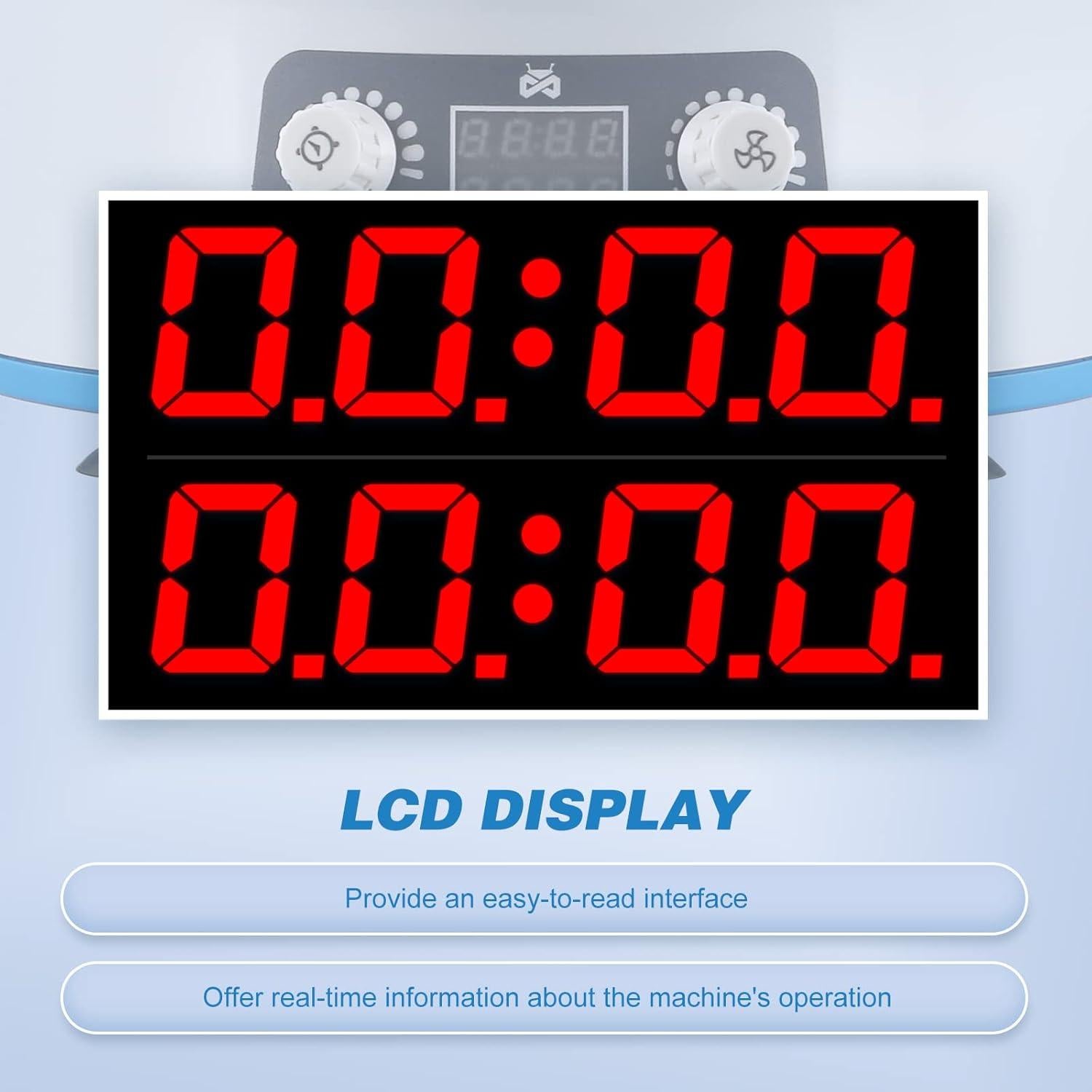 Centrífuga Eléctrica Mxmoonant 15ml 4000RPM con LCD