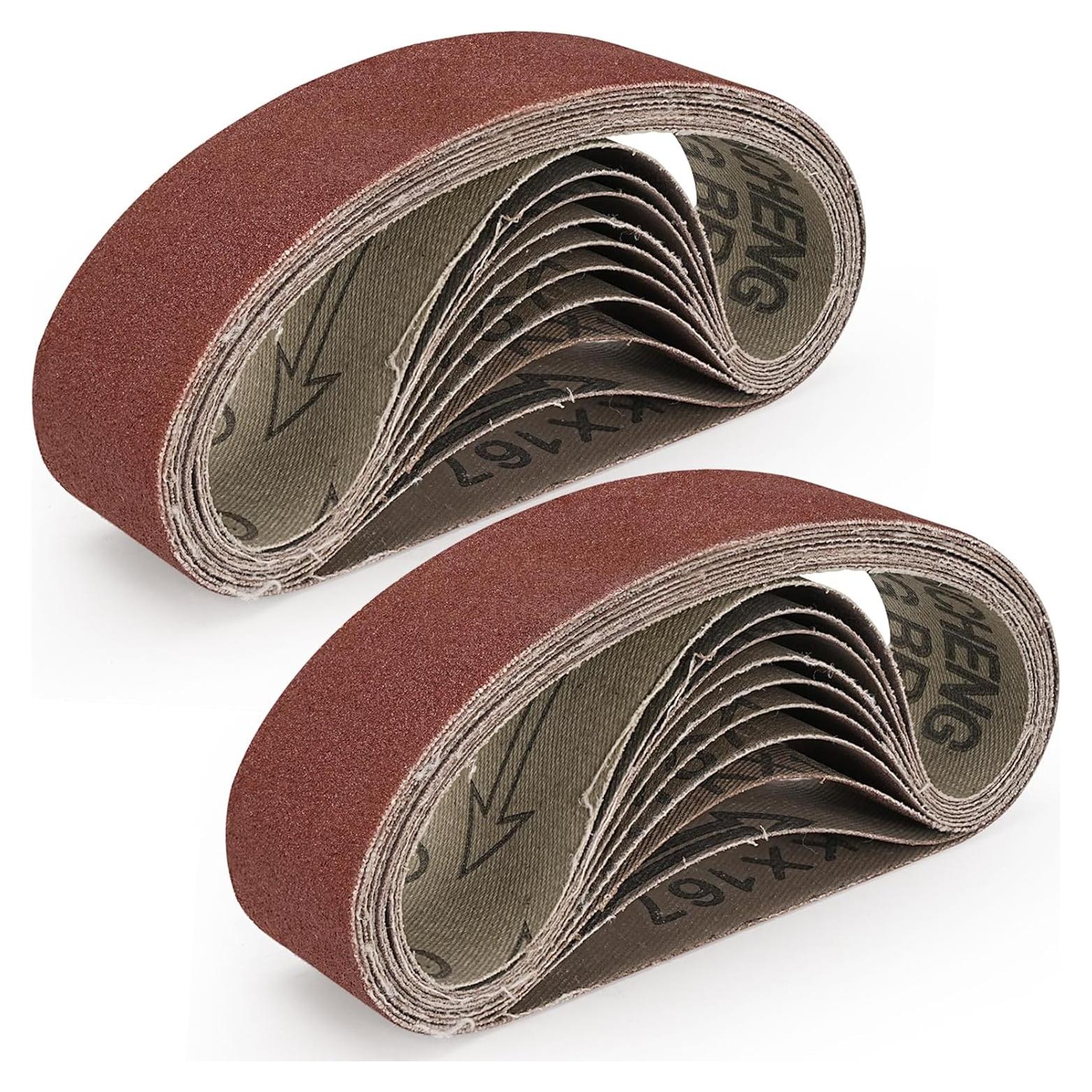 Cintas de Lijado SI FANG 20Pcs 30x330mm Granos 120-1000