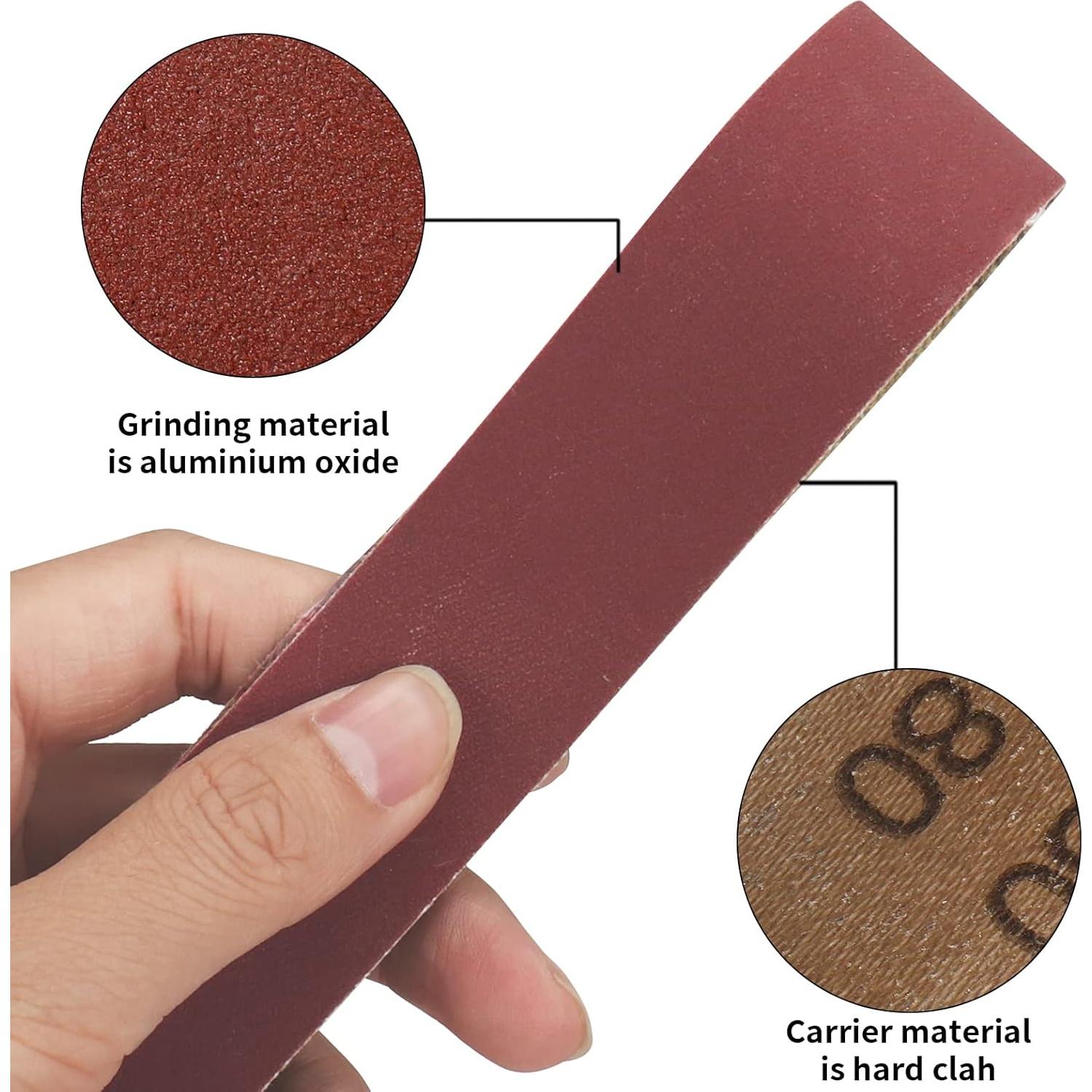 Cintas de Lijado SI FANG 20Pcs 30x330mm Granos 120-1000