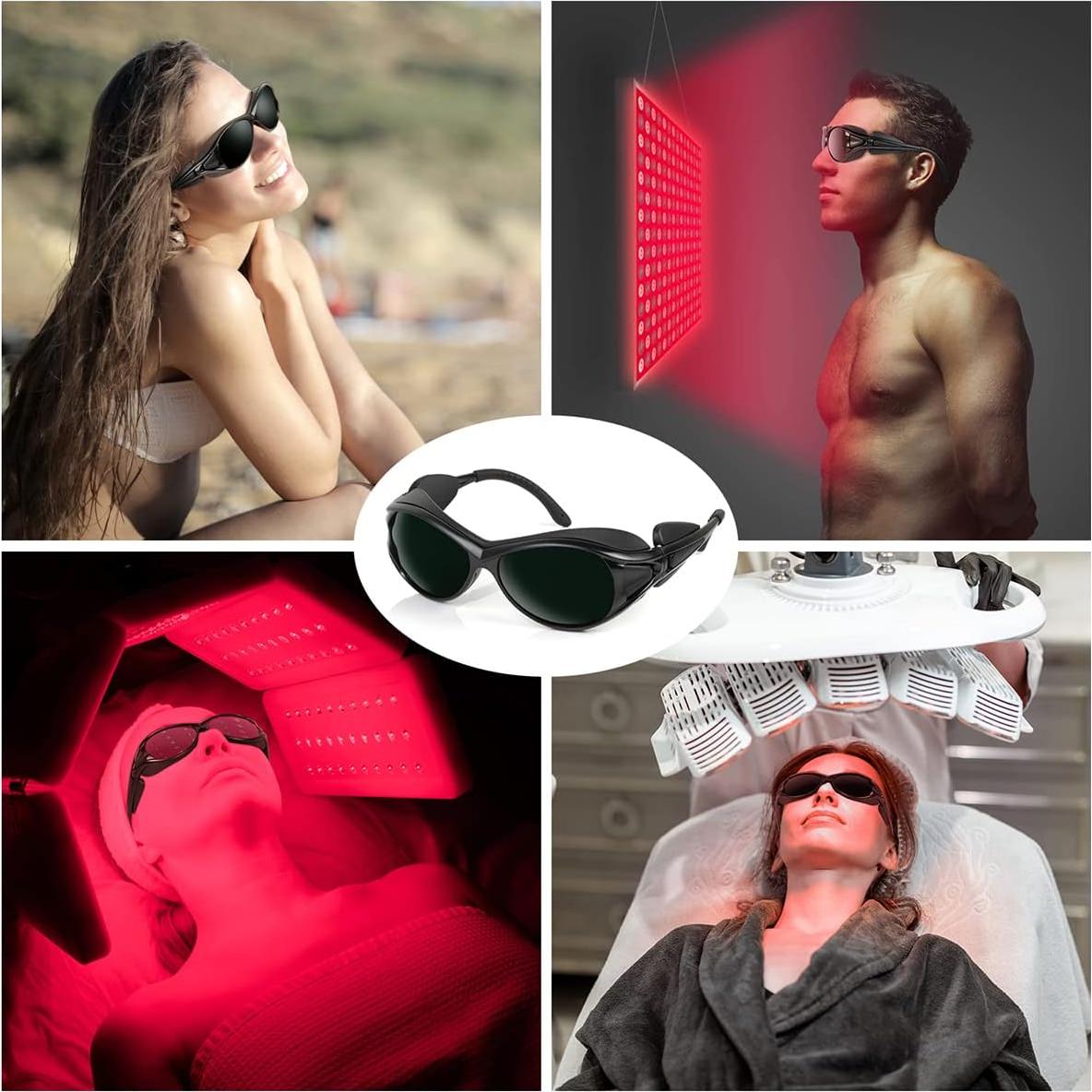 Gafas de Terapia de Luz Roja Dollas - Protección UV y Luz Azul