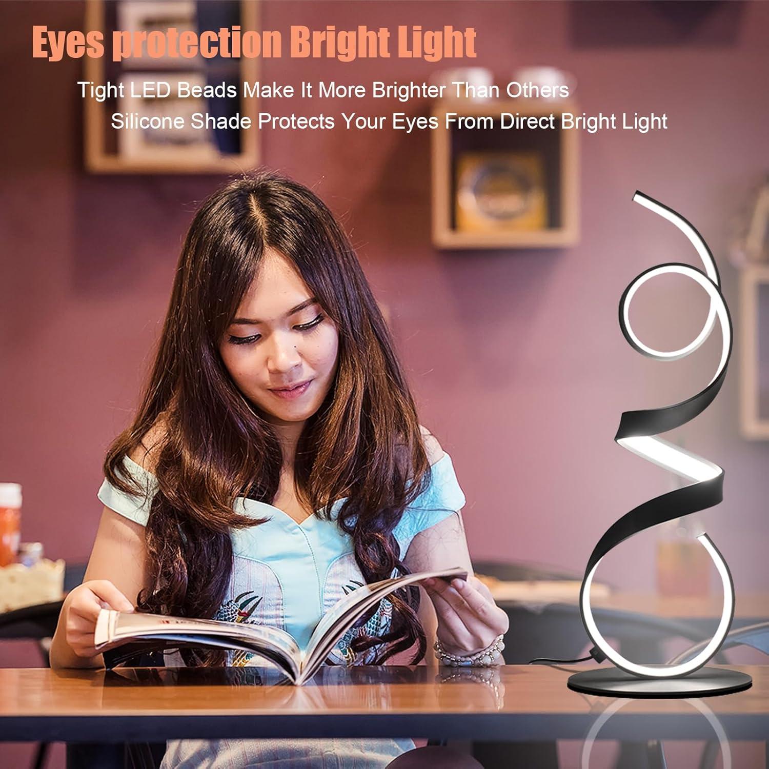 Lámpara de mesa LED AooLiWang 20W regulable 54.6 cm