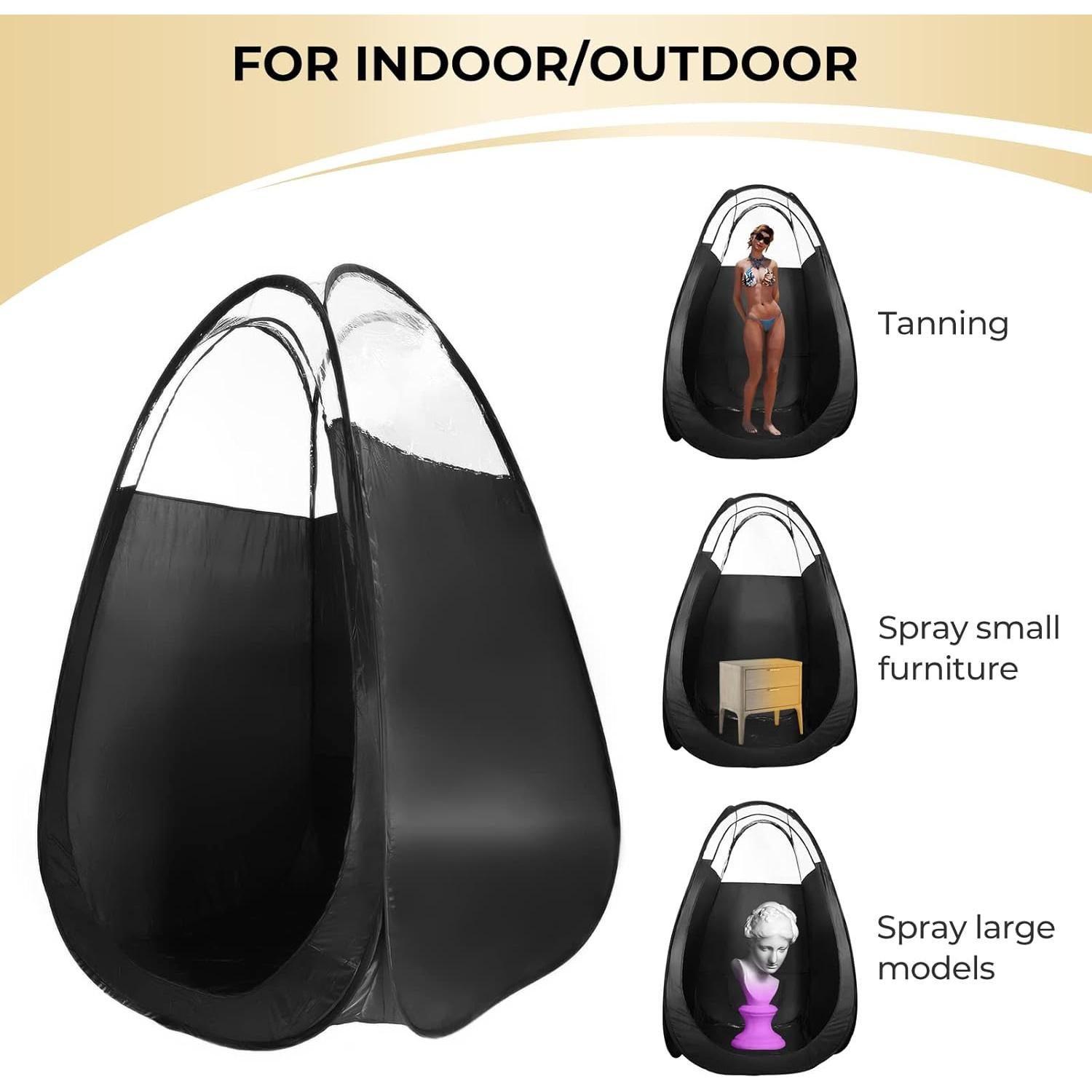 Tienda de Bronceado Pop Up VARIPOWDER 199x120cm Plegable