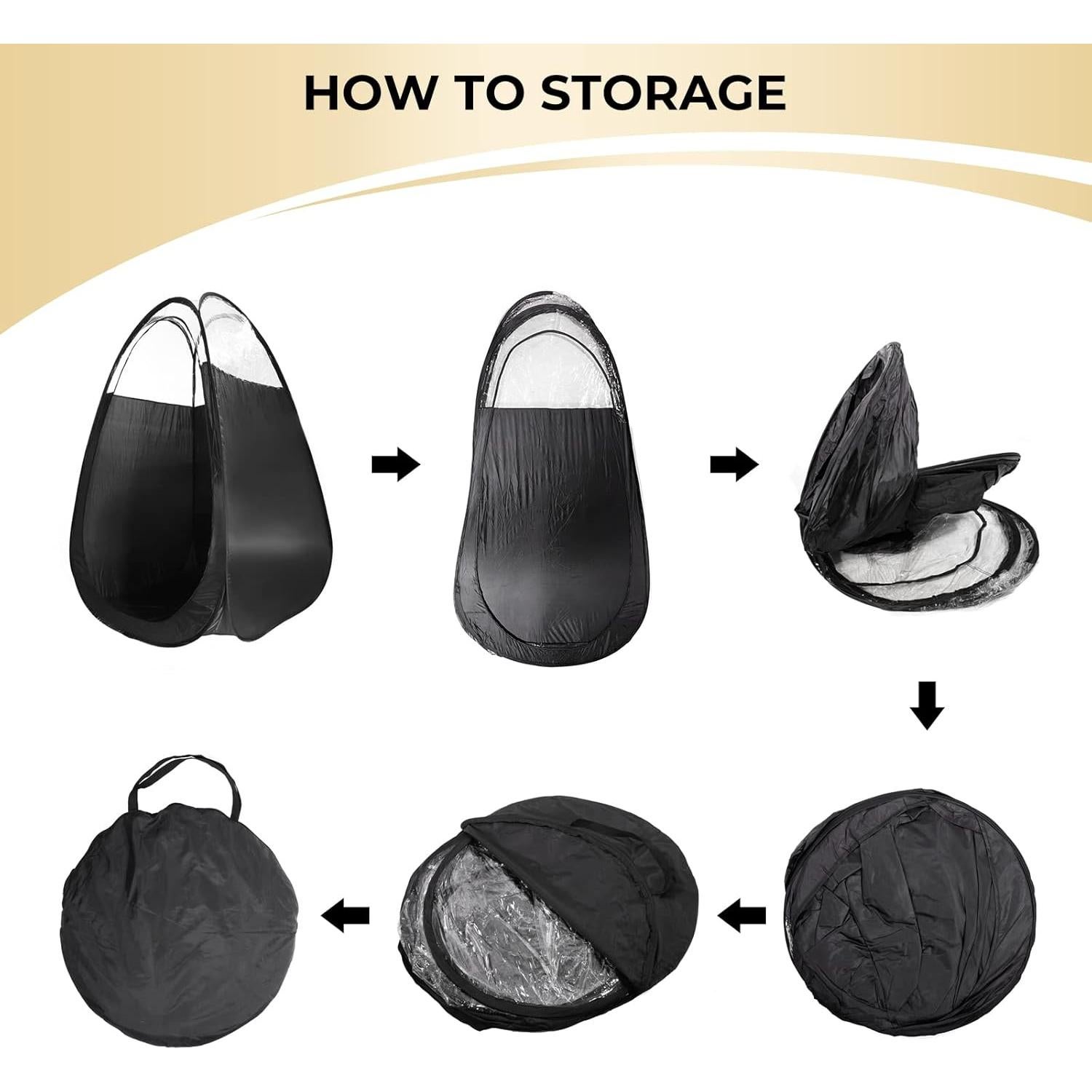 Tienda de Bronceado Pop Up VARIPOWDER 199x120cm Plegable