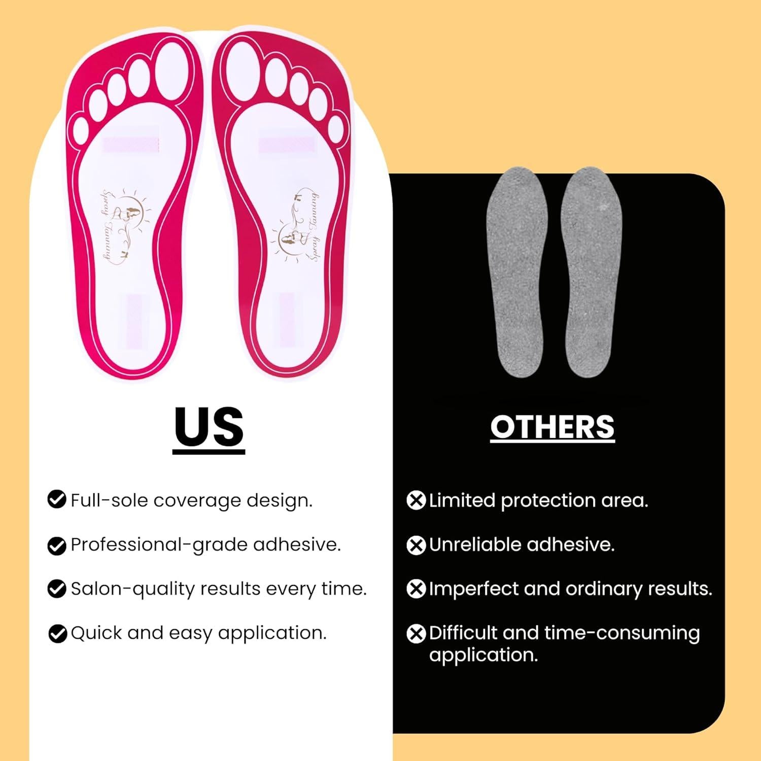 25 Pares Almohadillas Desechables HeeStar para Bronceado