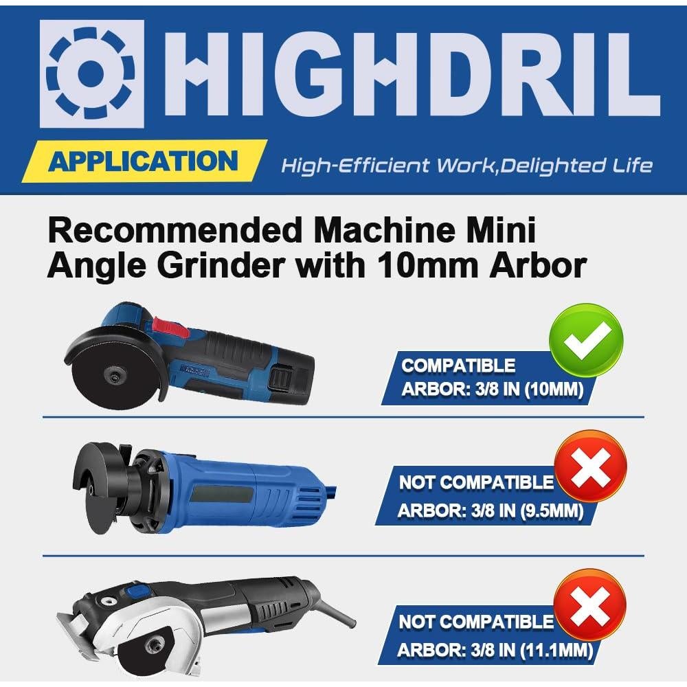 Juego de Discos de Sierra Circular HIGHDRIL 75mm 4pcs