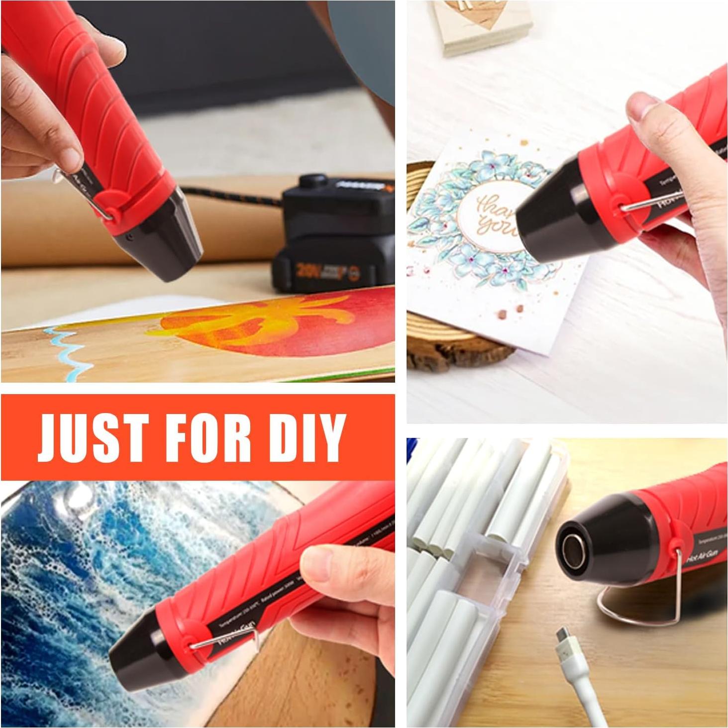 Pistola de Calor LDK 300W Doble Temperatura para Manualidades