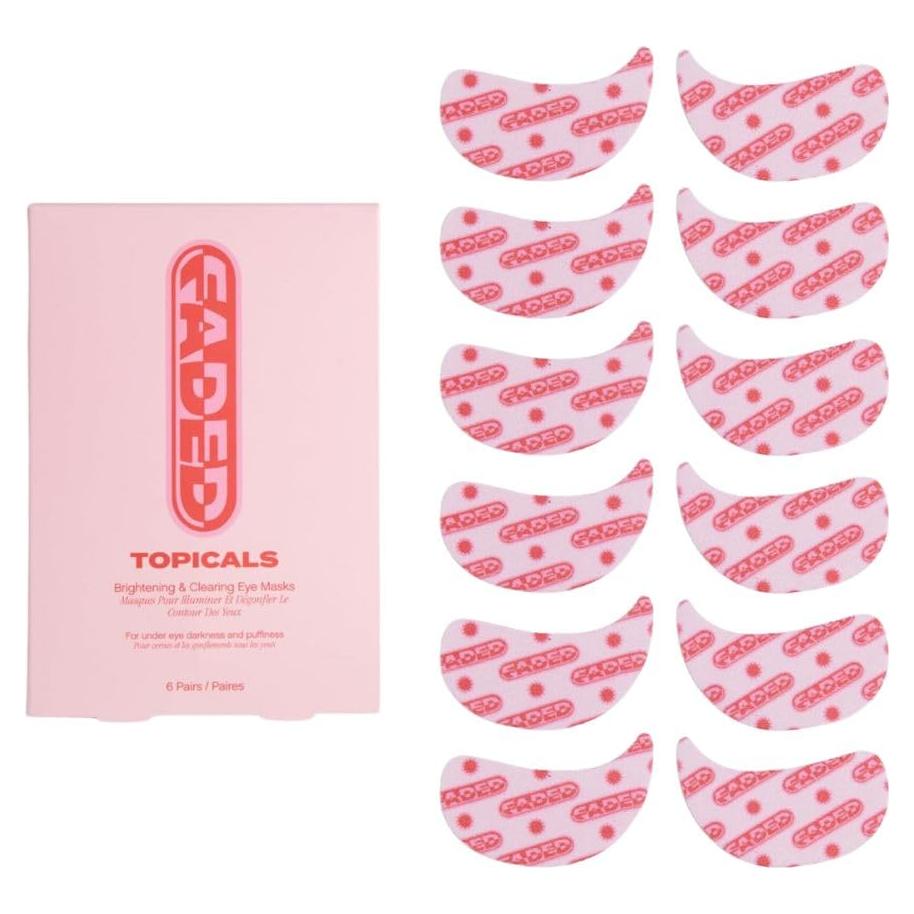 Parches Revitalizantes Topicals Faded para Ojeras 6 Unidades