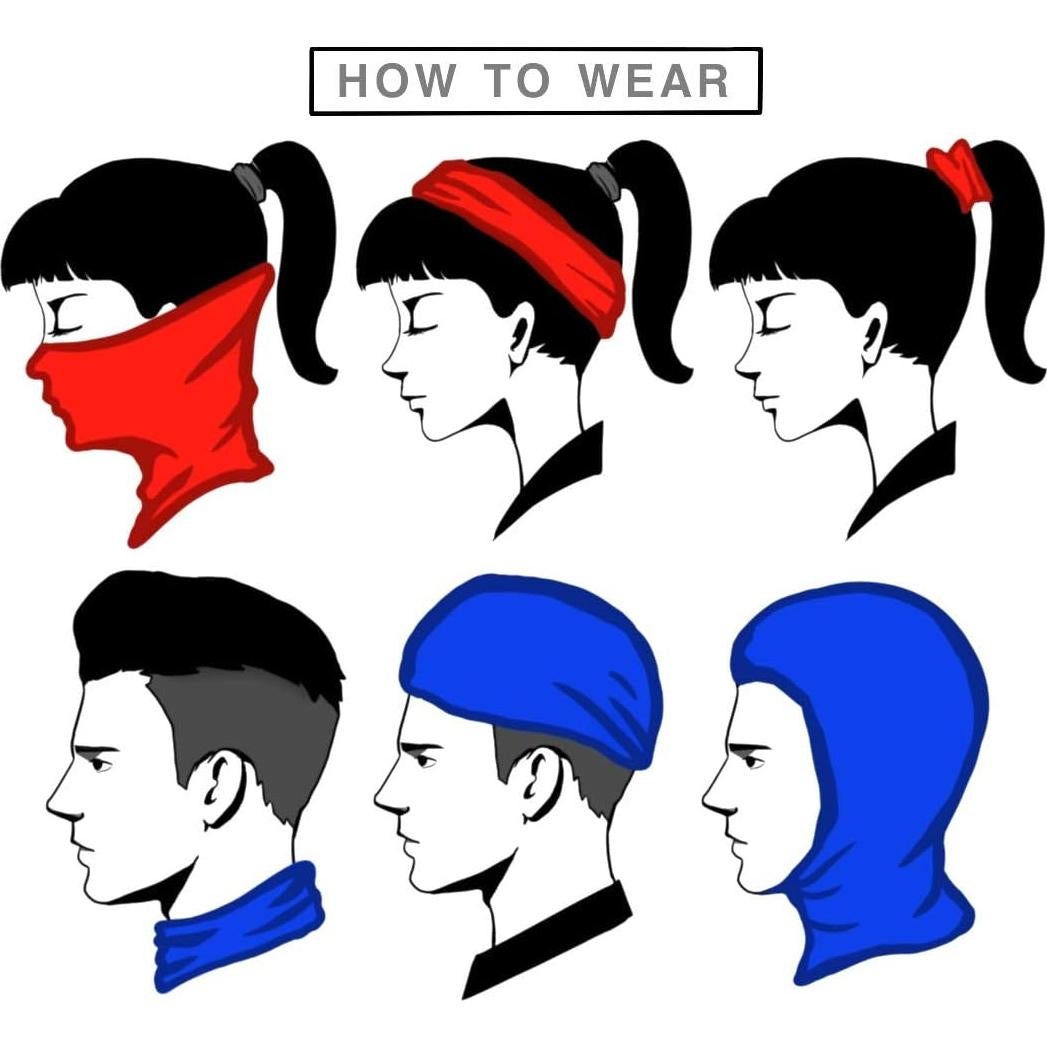 Bufanda Multifuncional 100% Microfibra Camo-5