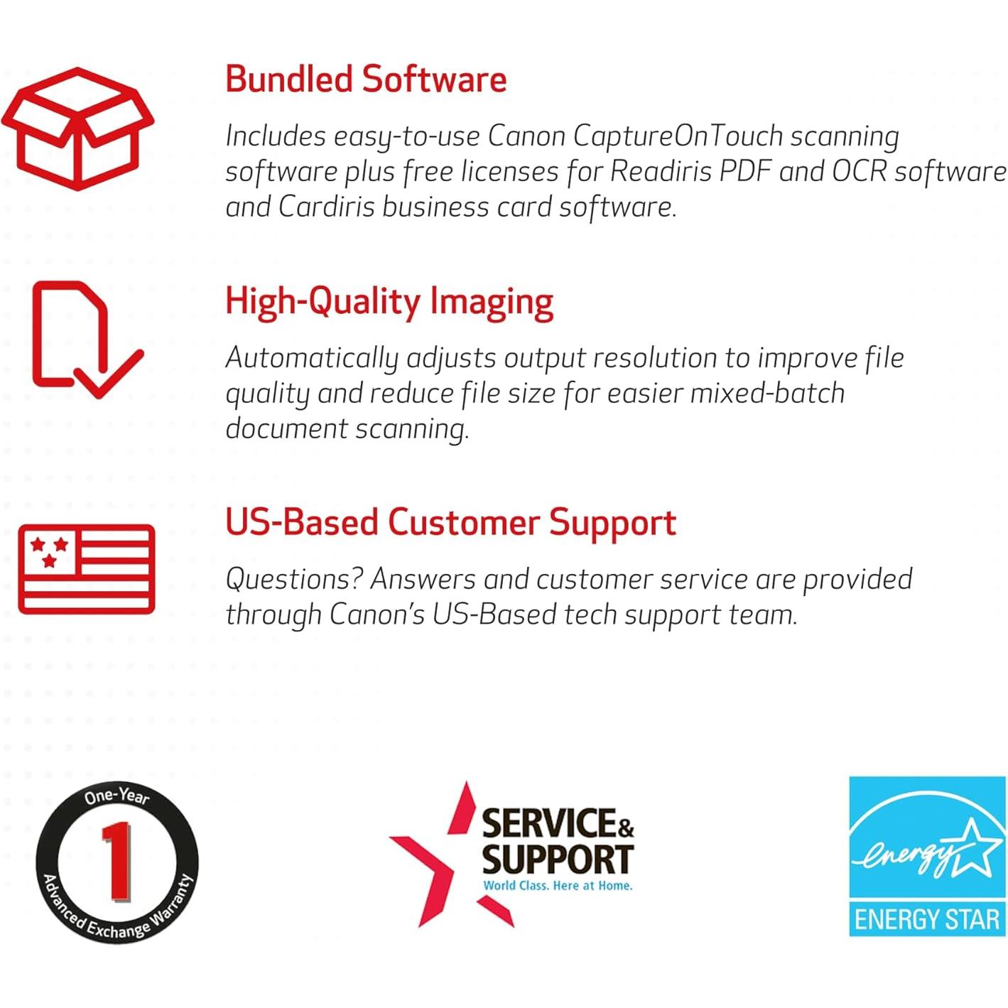 Escáner de Documentos Canon imageFORMULA R40 - Dúplex, 40 ppm