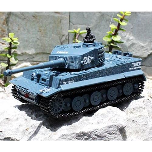 Tanque RC Panzer Tigre I Alemán 1:72 con Luz y Sonido