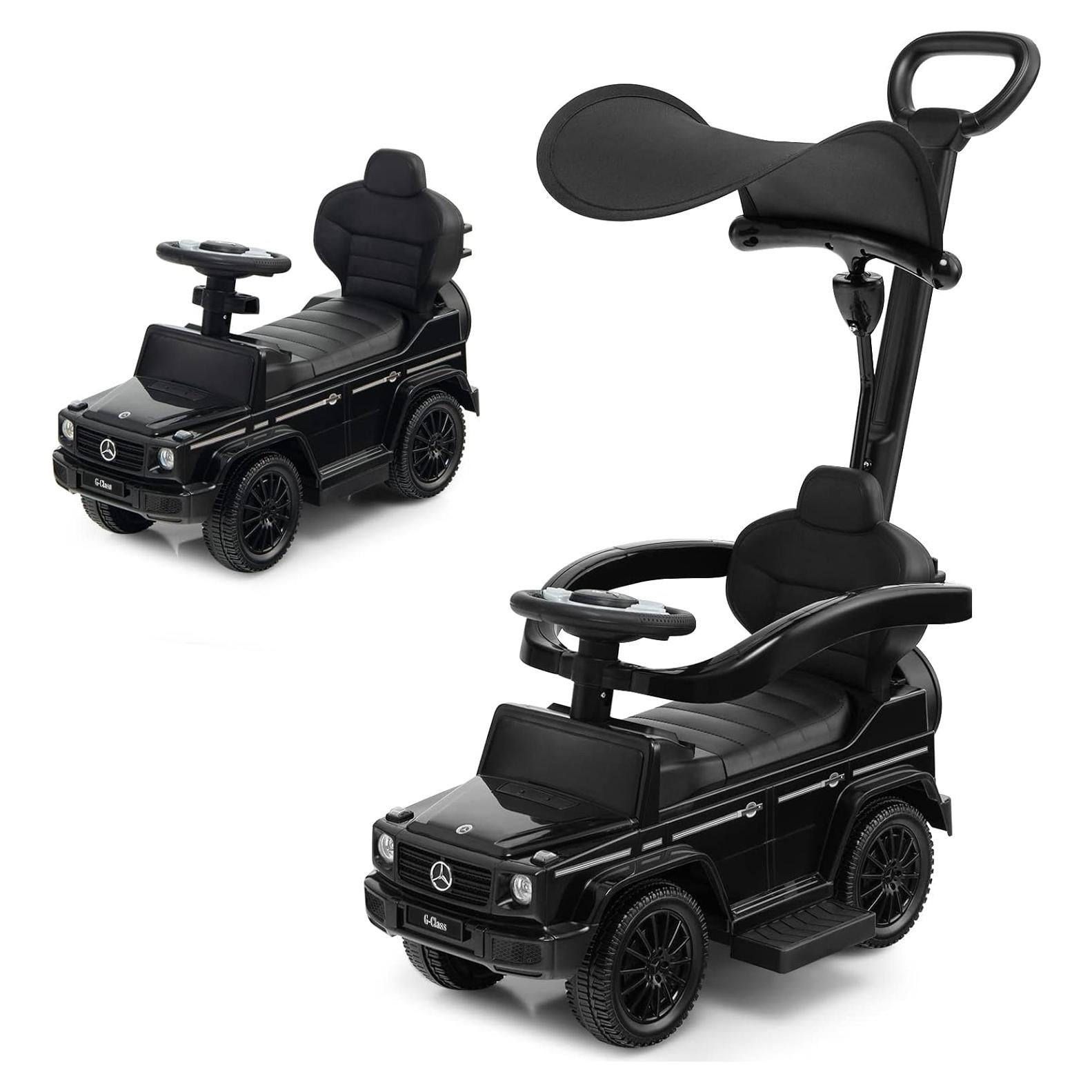 Coche Empujable 3 en 1 Costzon Mercedes Benz Negro