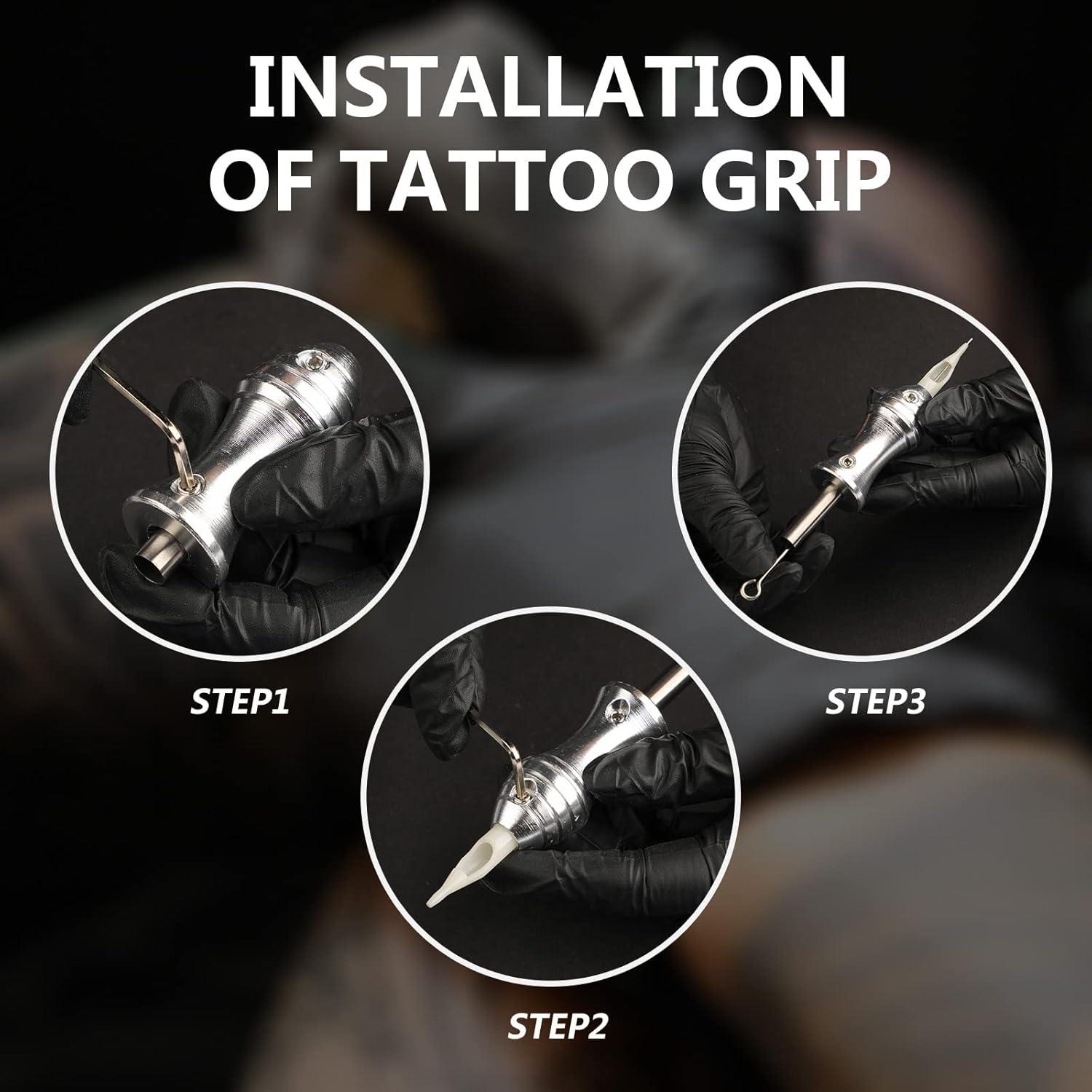 Kit de Tatuaje Profesional Solong TK465 - 4 Máquinas, 180 Piezas