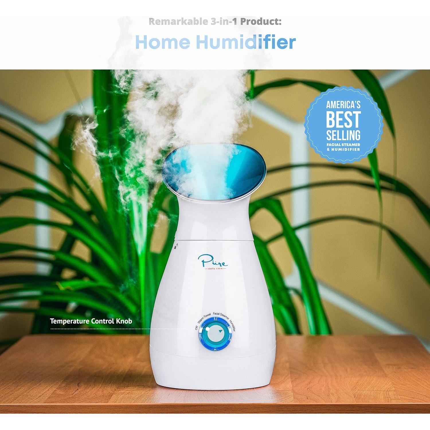 NanoSteamer Grande Pure Daily Care 3-en-1 Facial Vapor