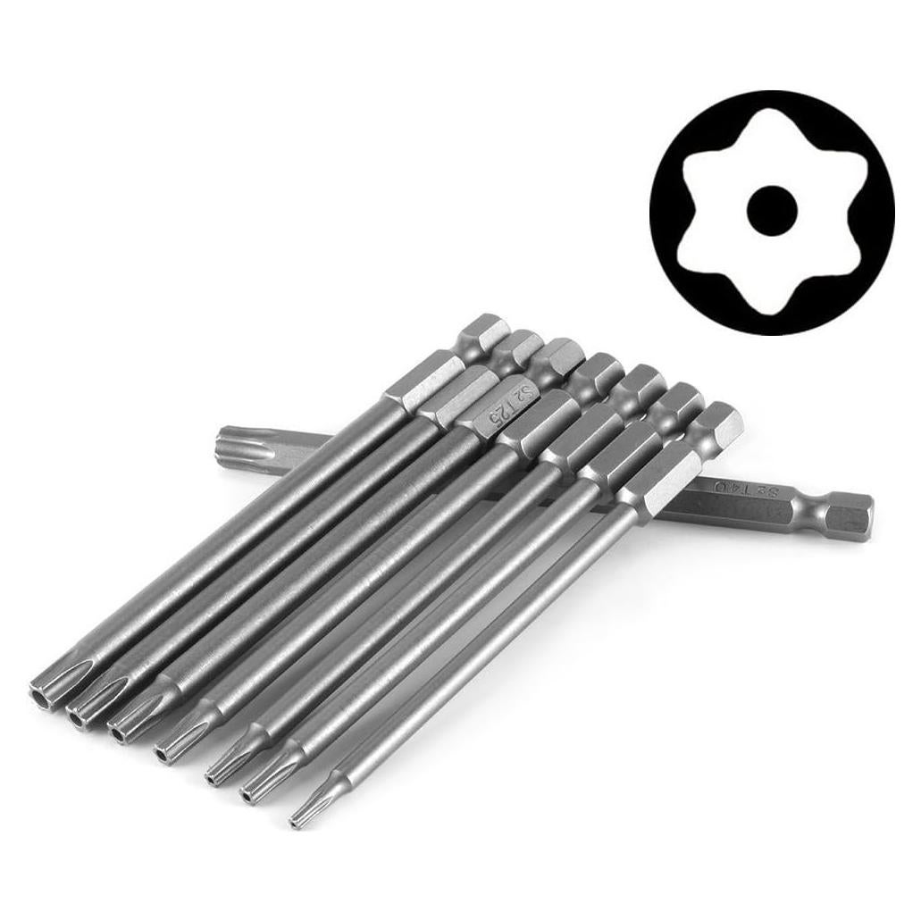 Juego de Puntas de Destornillador Torx Yakamoz 8pcs 100mm