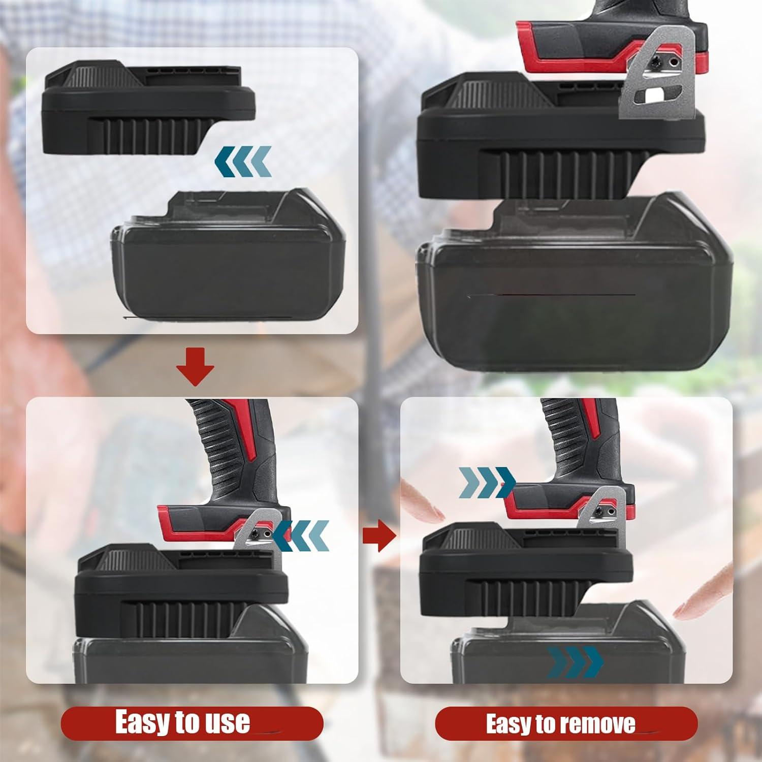 Adaptador de Batería URUN de Makita a Milwaukee 18V